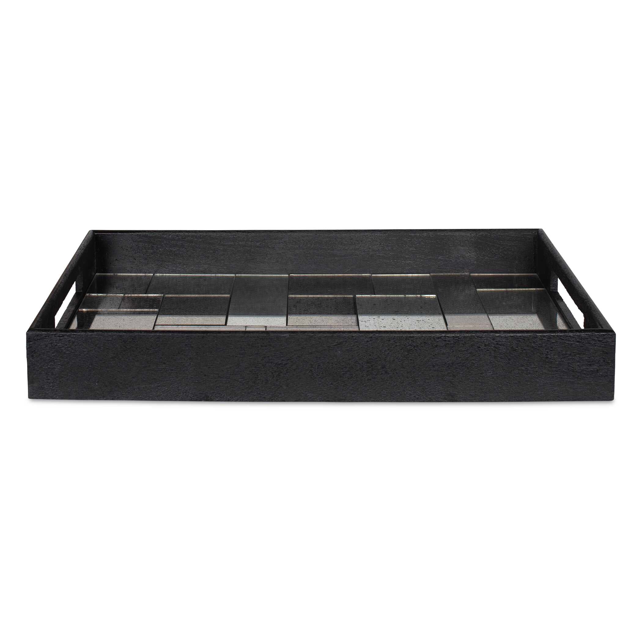 Modern Mosaic Antique Mirrored Tray