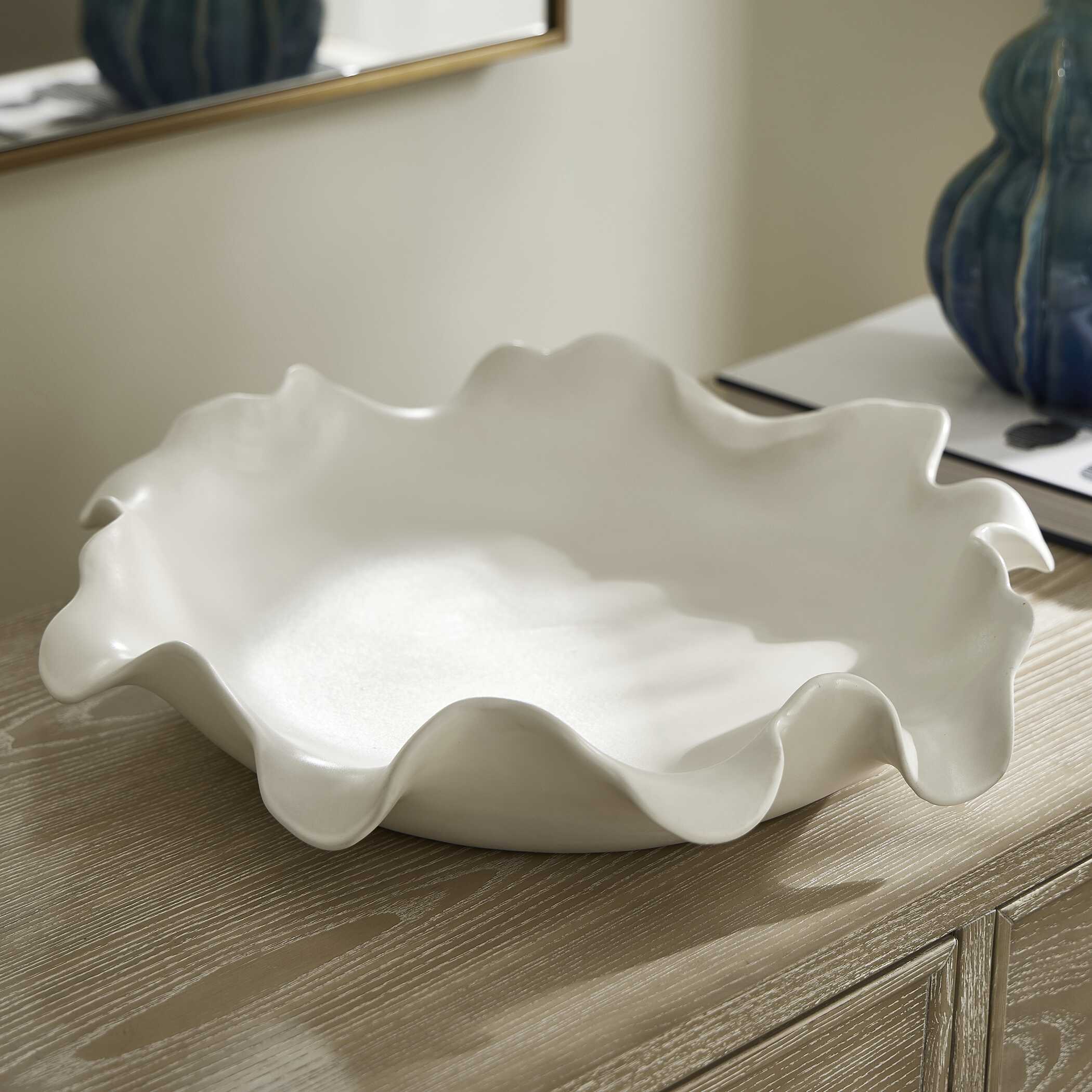 Wave Crest Indoor-Outdoor Bowl