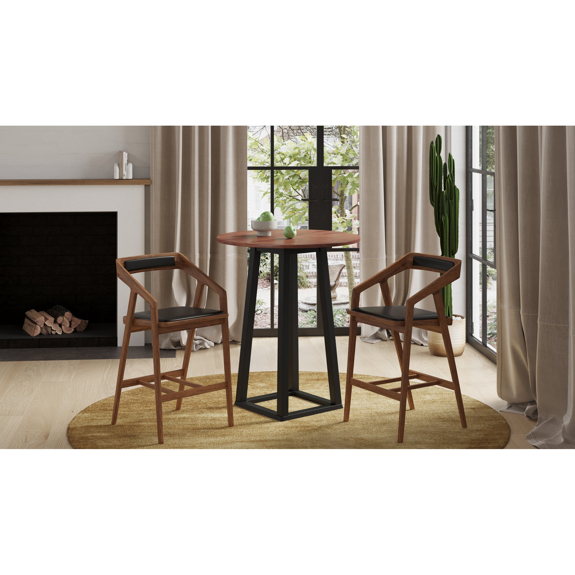 Tri-Mesa Bar Table
