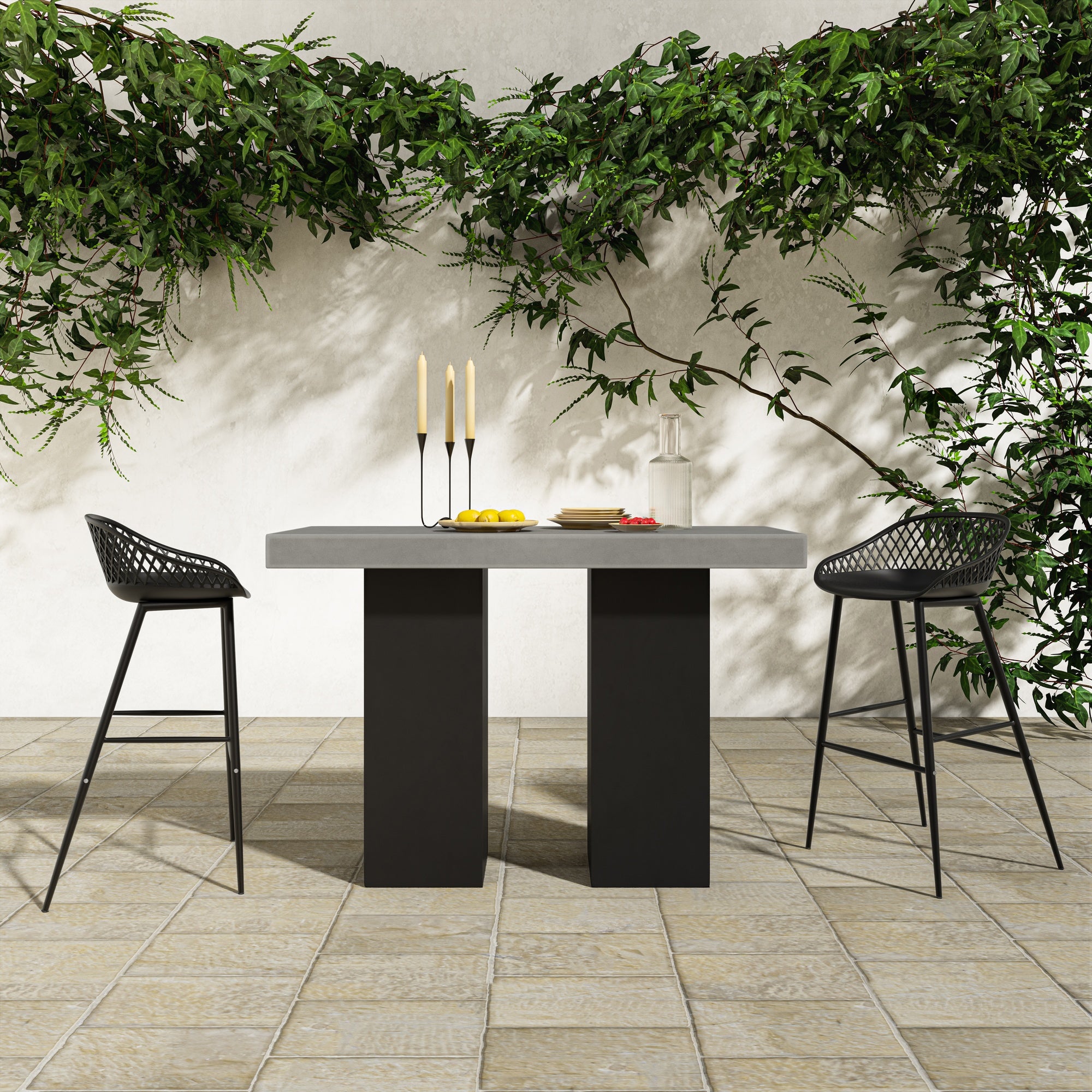 Lithic Outdoor Bar Table