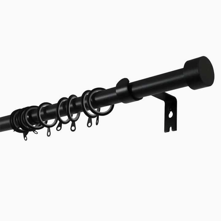 Adjustable Curtain Rod with Rings