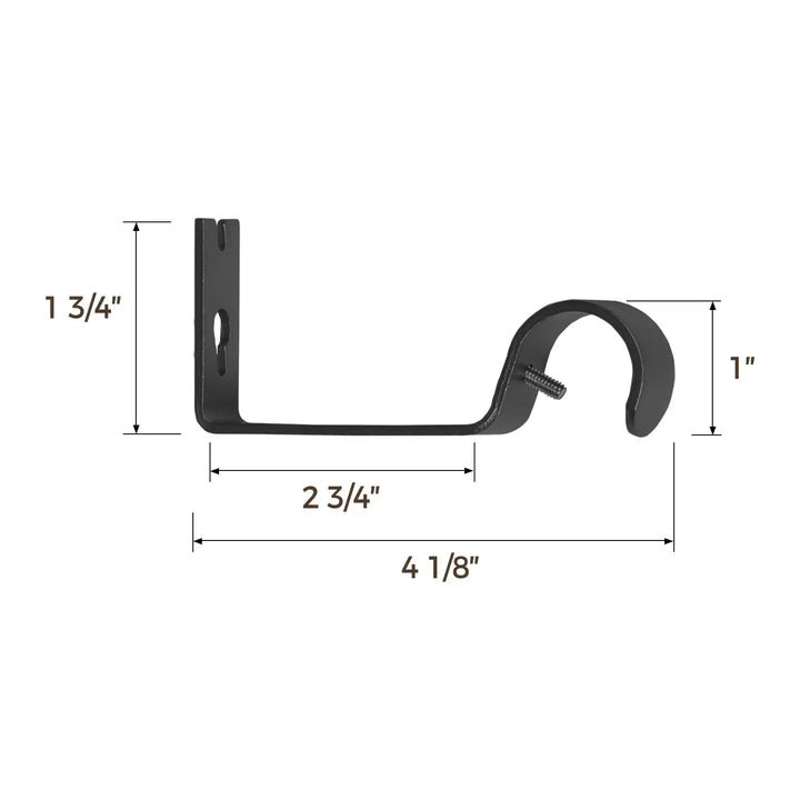 Adjustable Curtain Rod with Rings