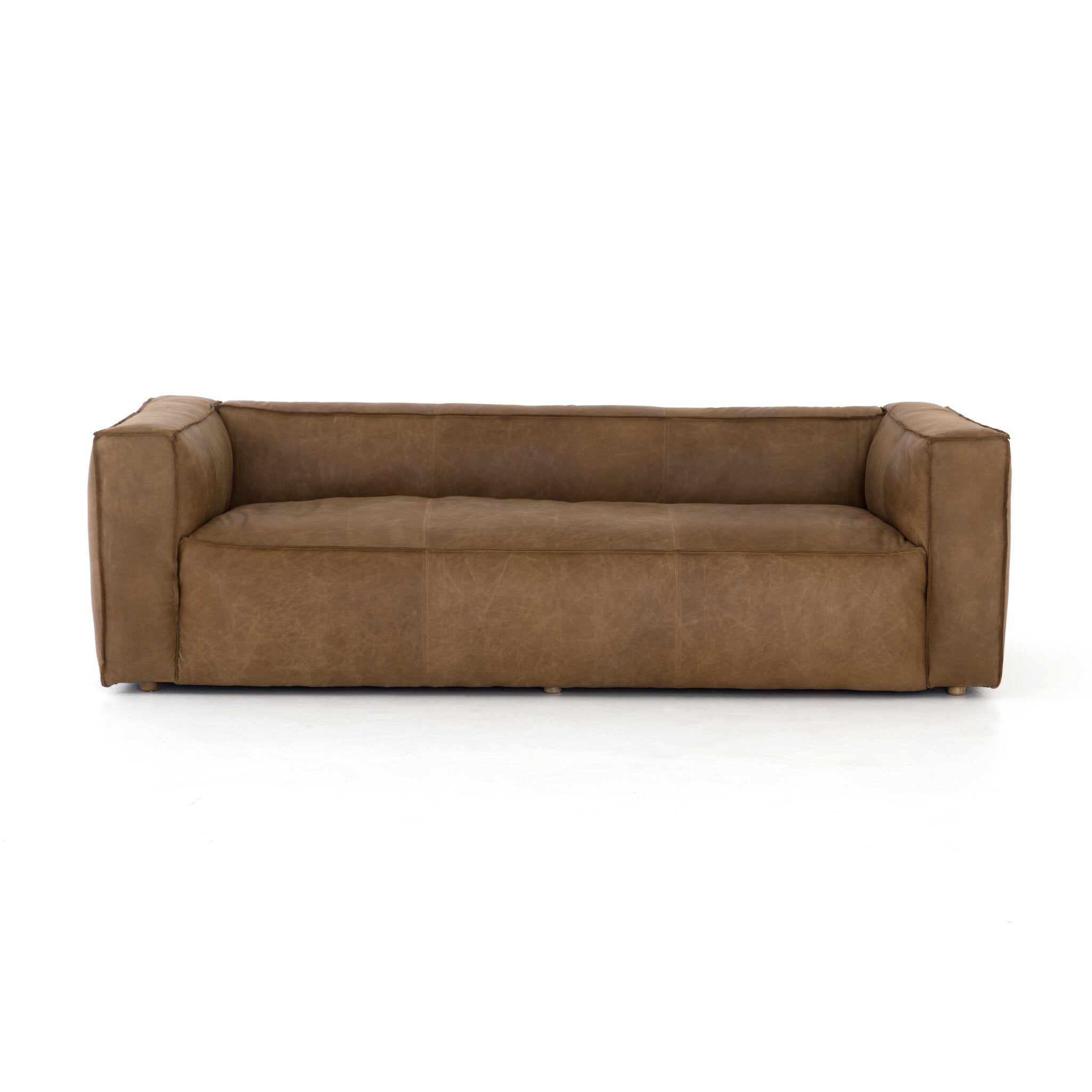 Nolita Reverse Stitch Sofa - Natural Washed Sand