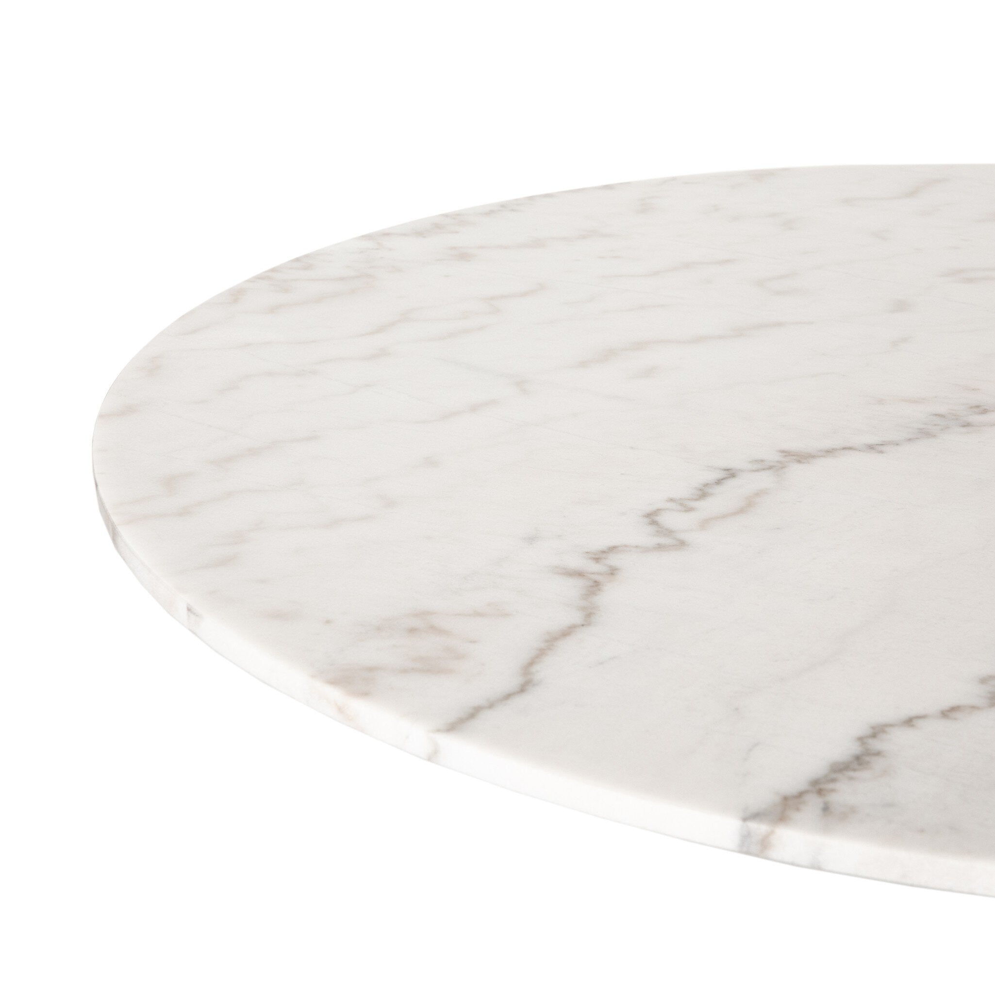 Powell Dining Table - White Marble