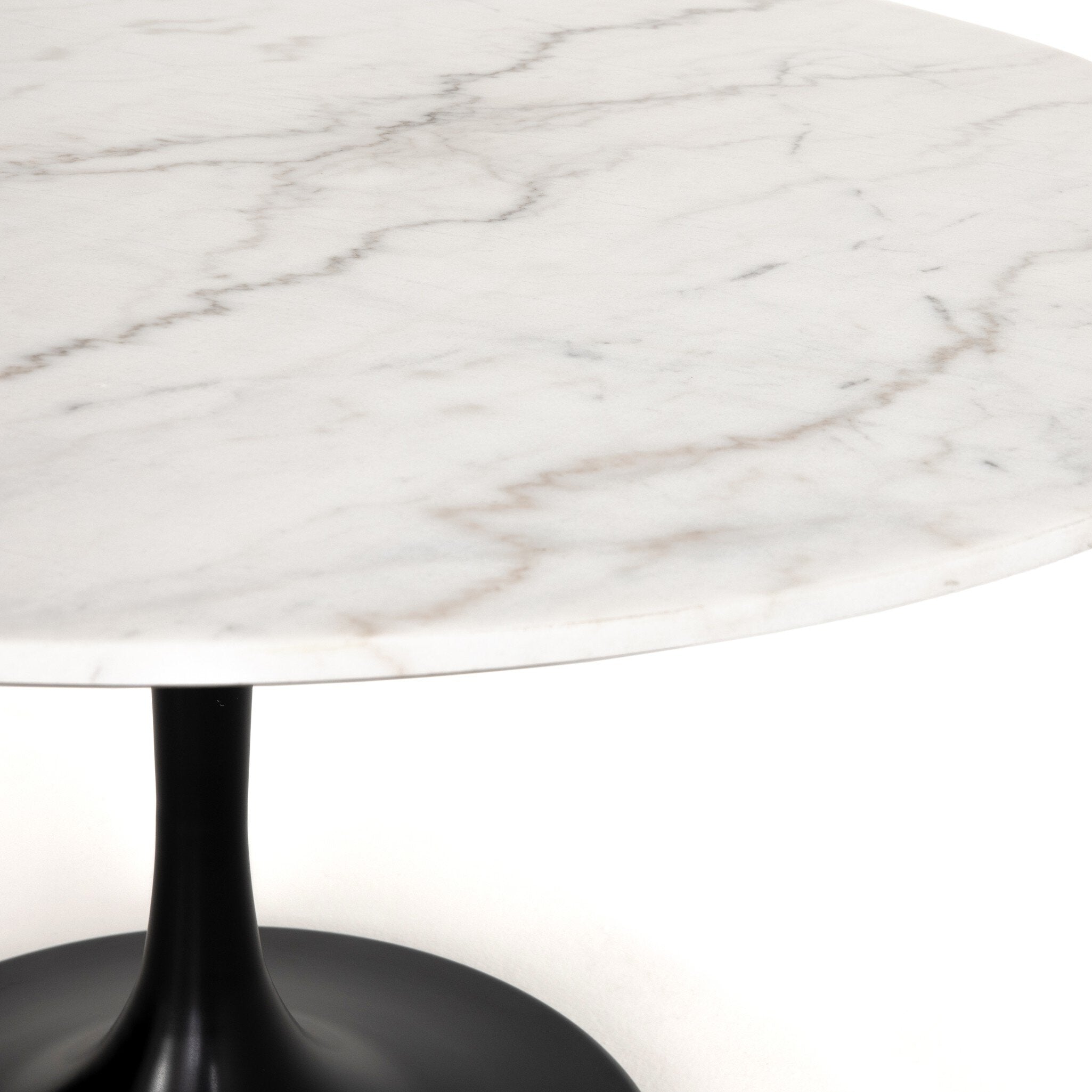 Powell Dining Table - White Marble