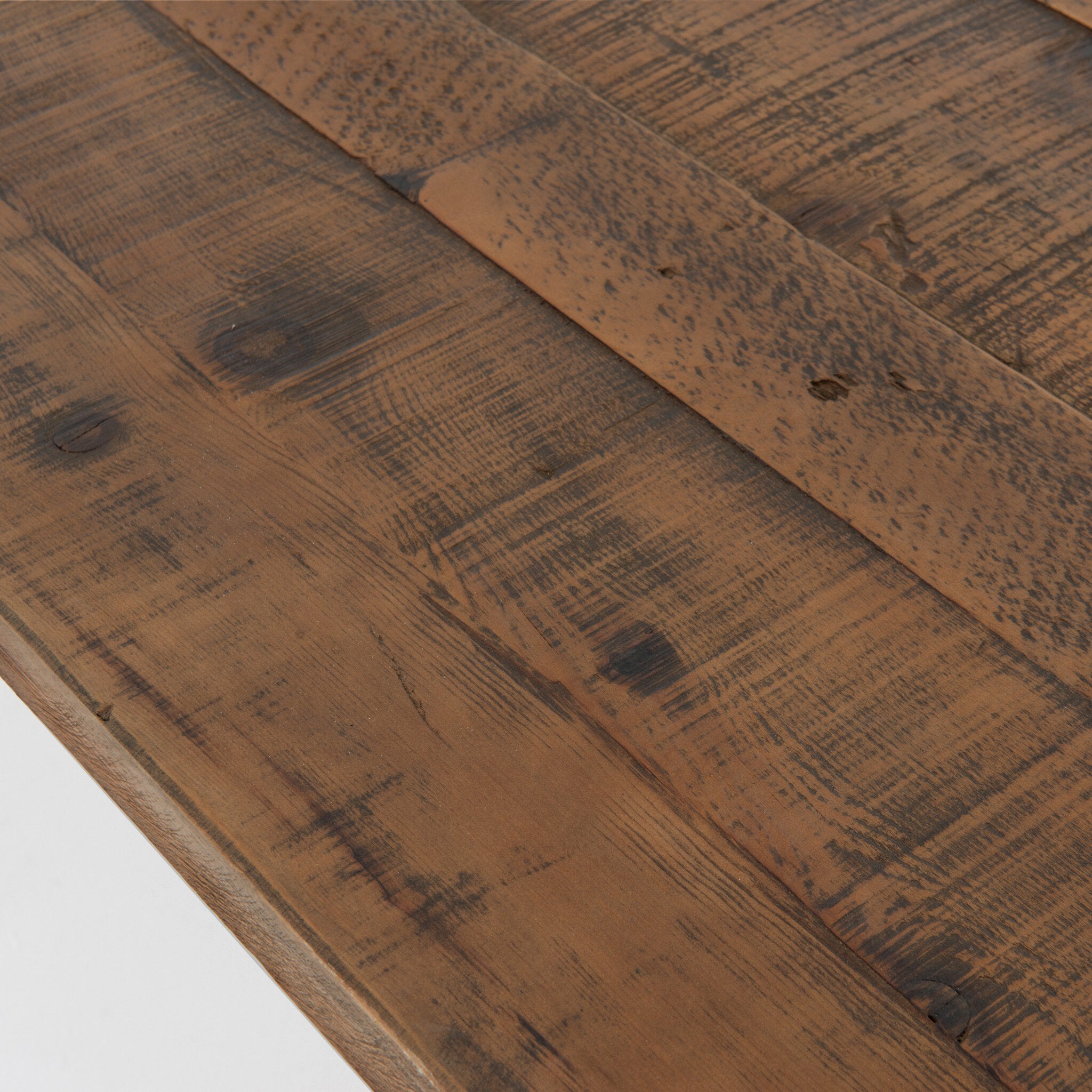 Durham Dining Table - Waxed Bleached Reclaimed Pine