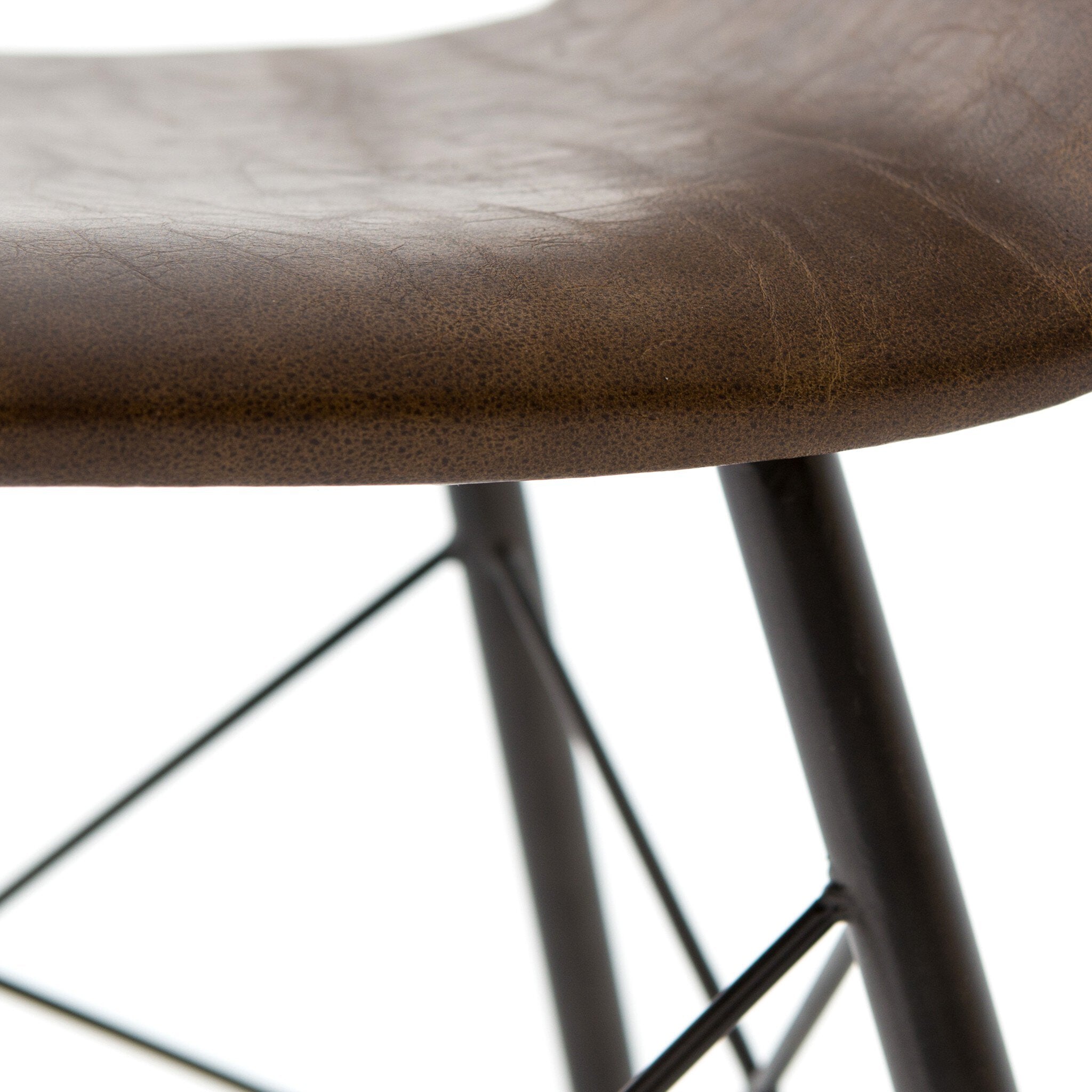 Diaw Dining Chair - Distressed Brown