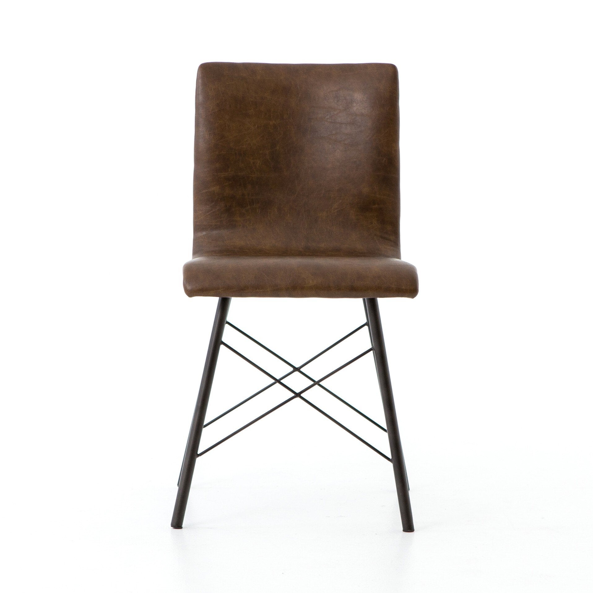 Diaw Dining Chair - Distressed Brown