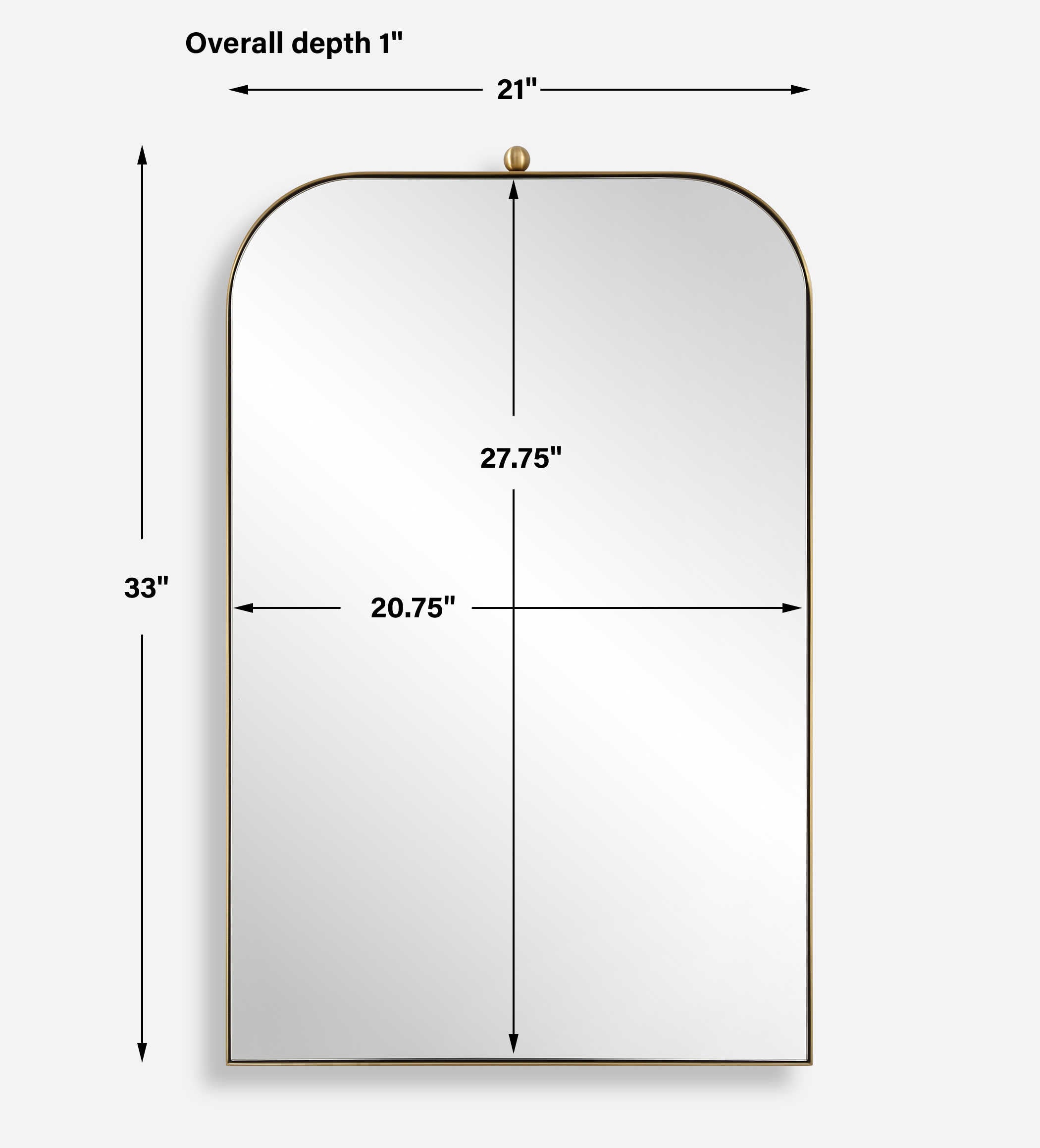 Cassidy Arch Mirror