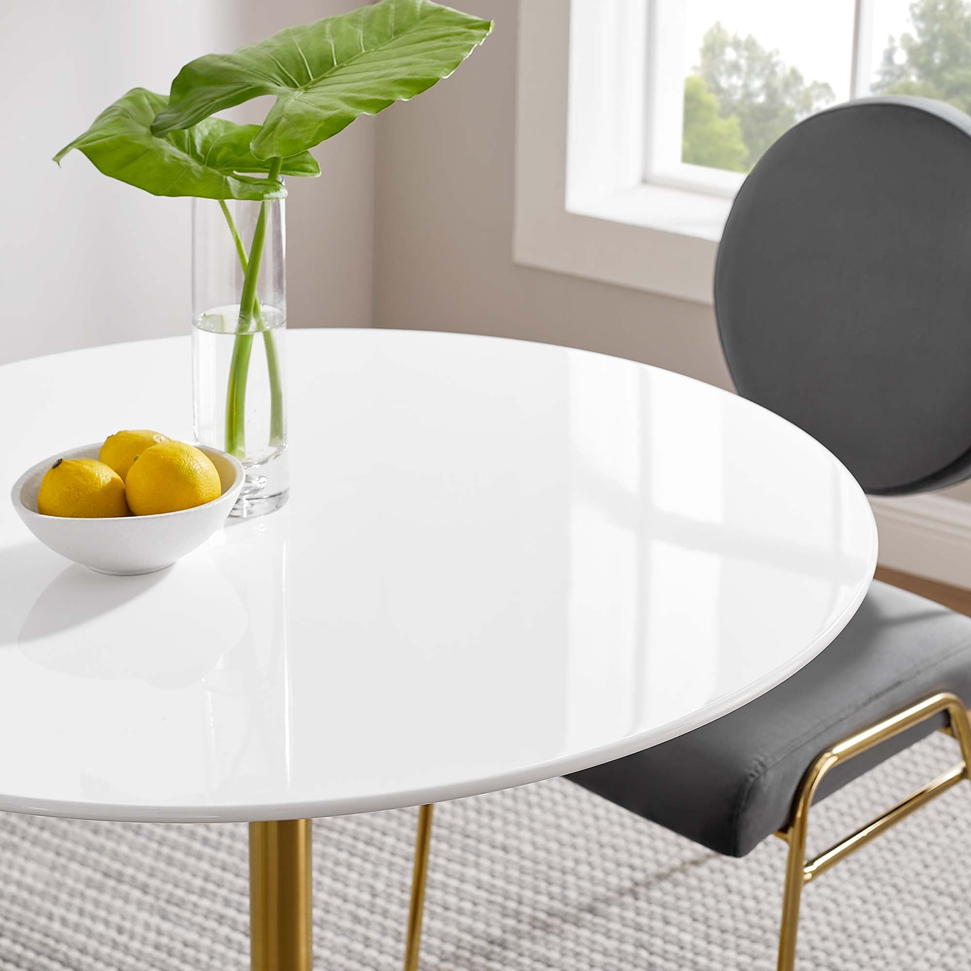 Lippa Round Wood Dining Table