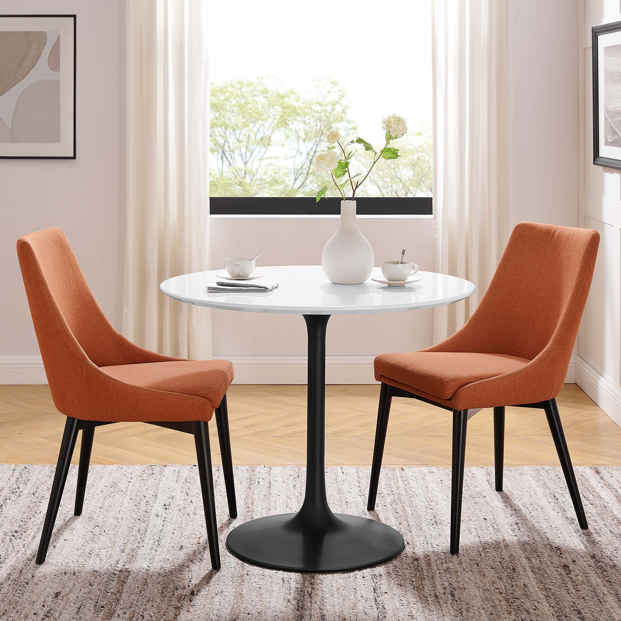 Lippa Round Wood Dining Table