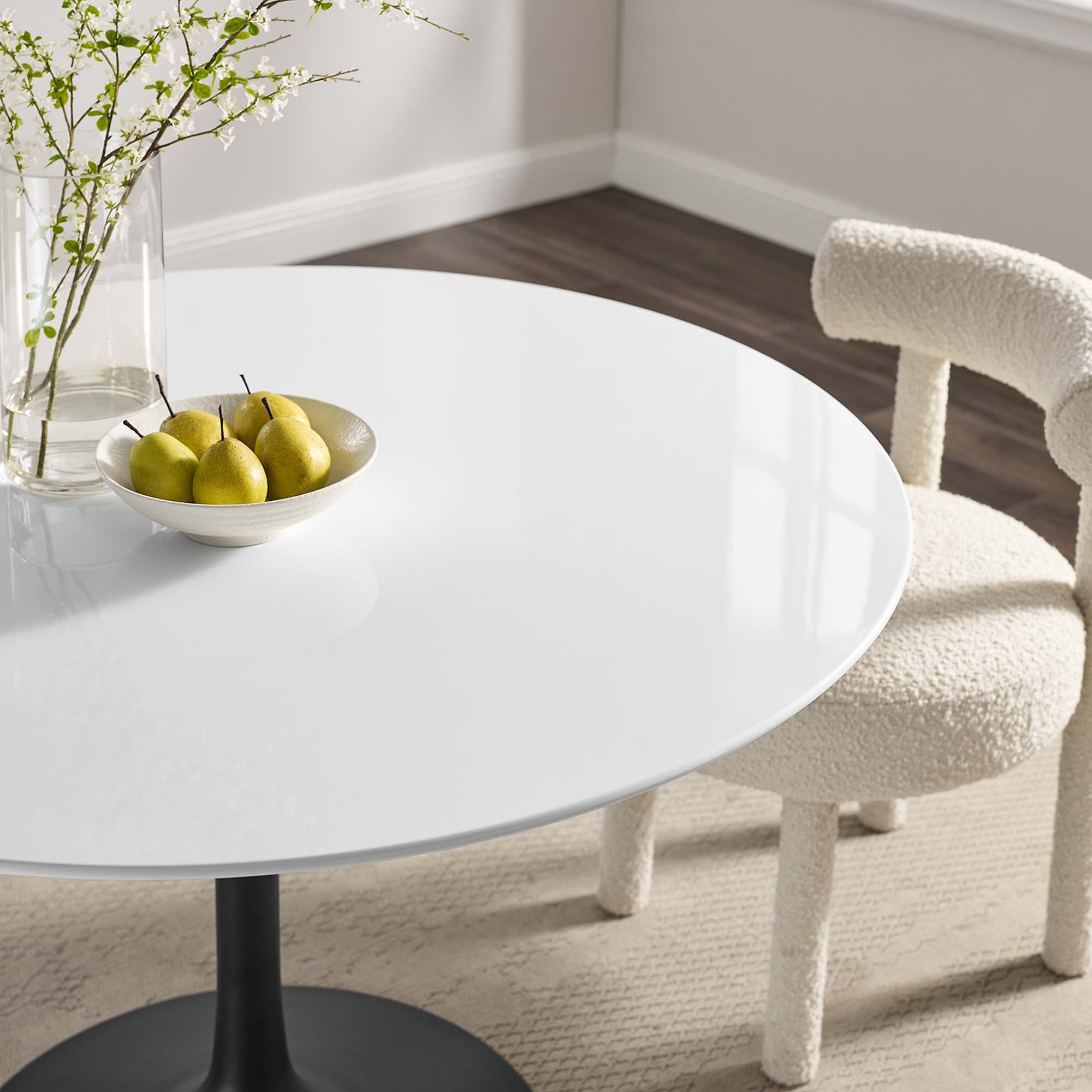 Lippa Round Wood Dining Table
