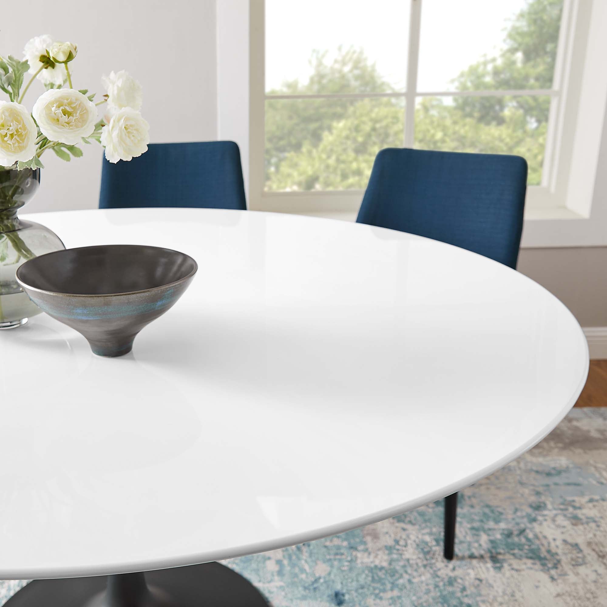 Lippa Round Wood Dining Table
