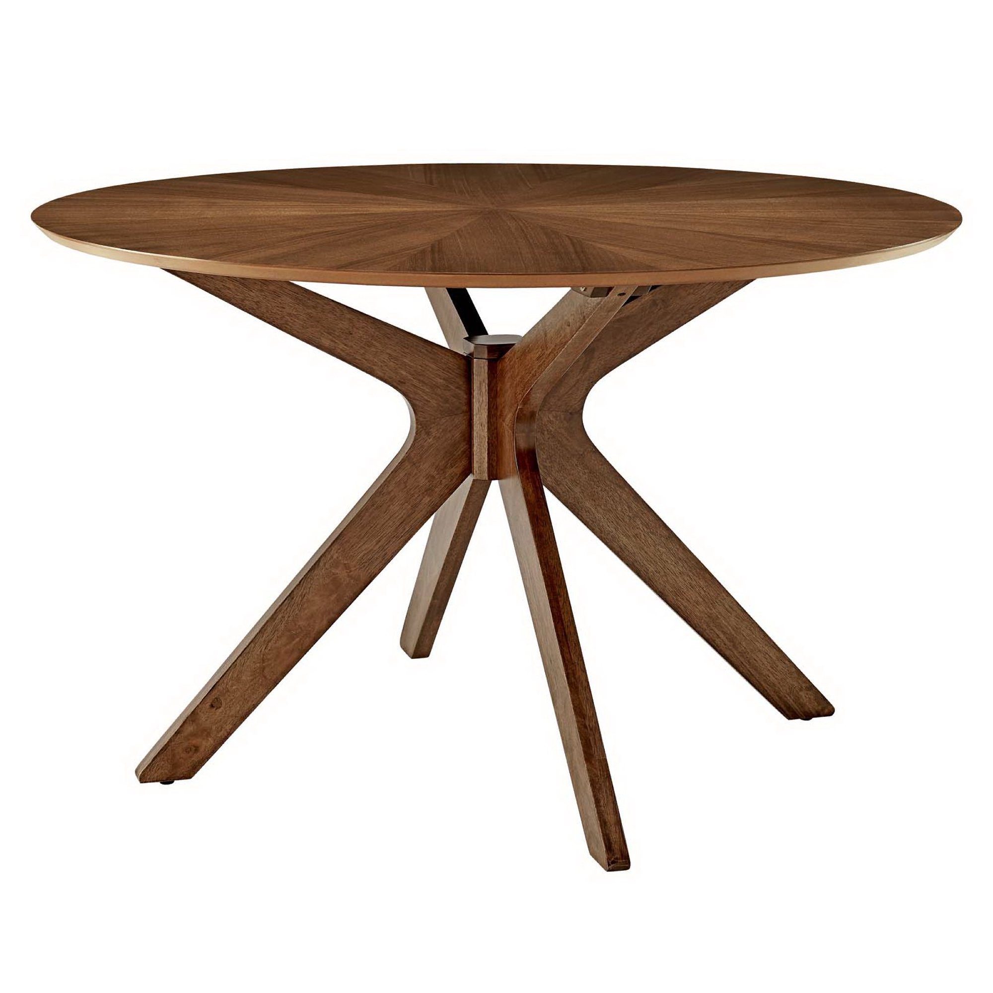 Crossroads Round Wood Dining Table