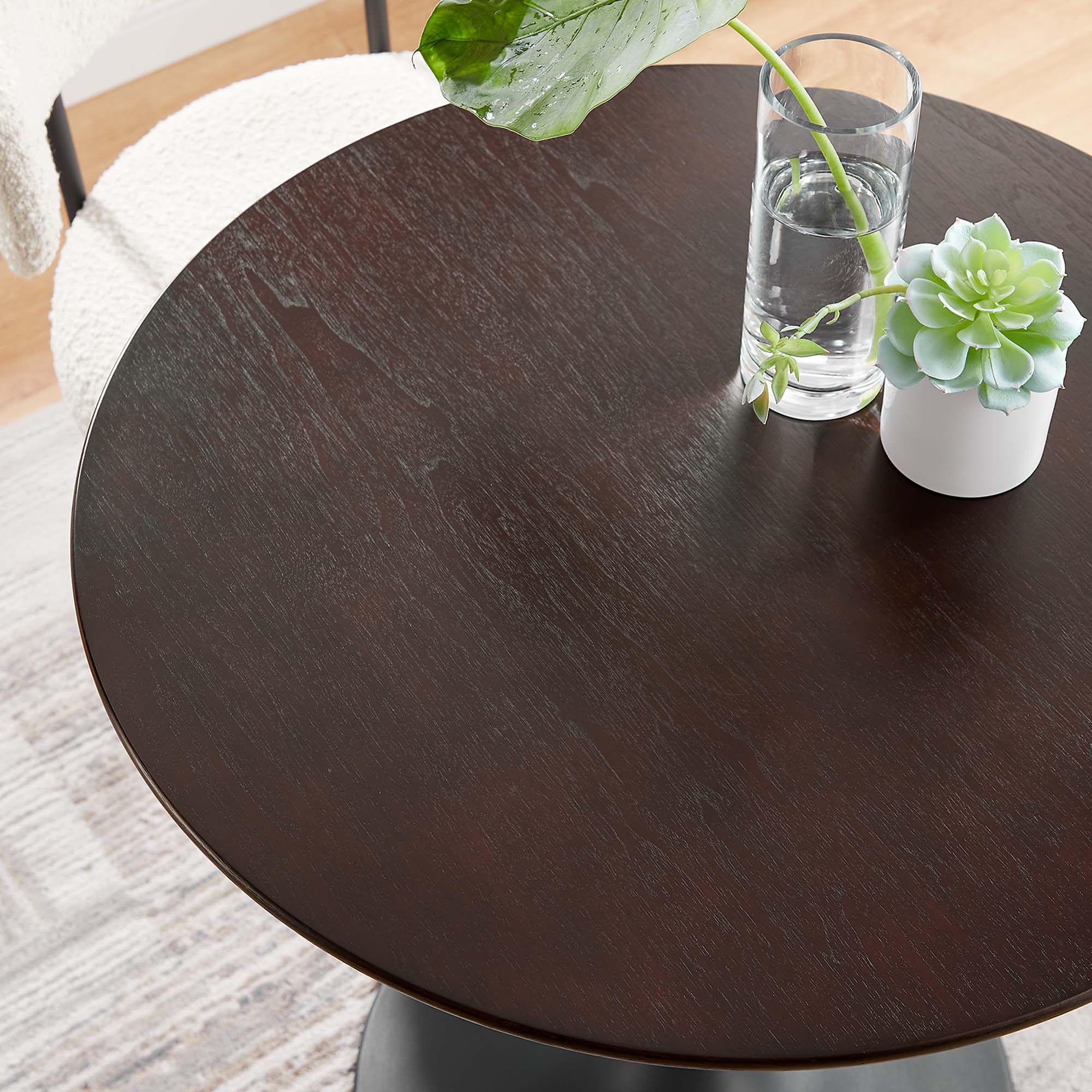 Lippa Round Wood Dining Table
