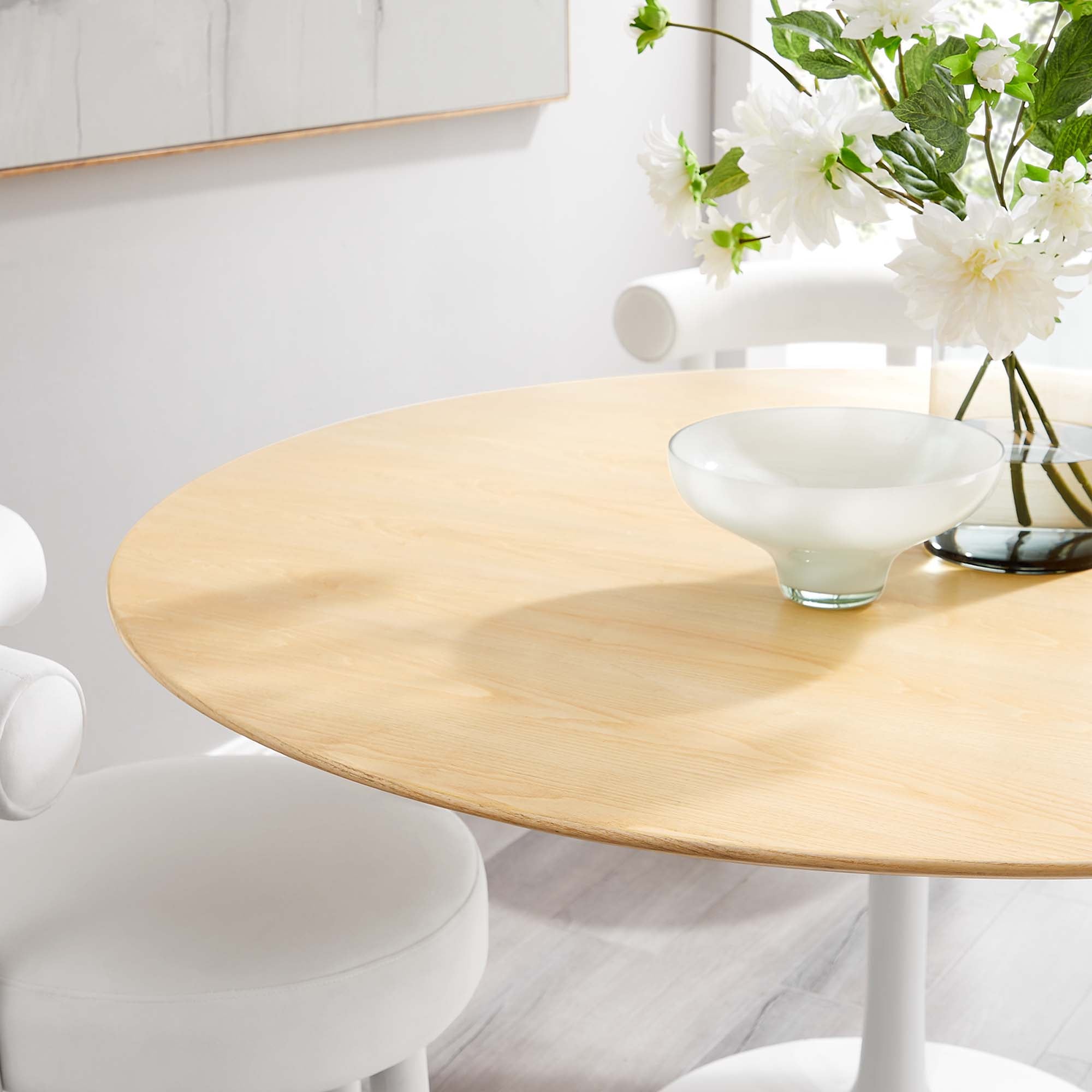 Lippa Round Wood Dining Table