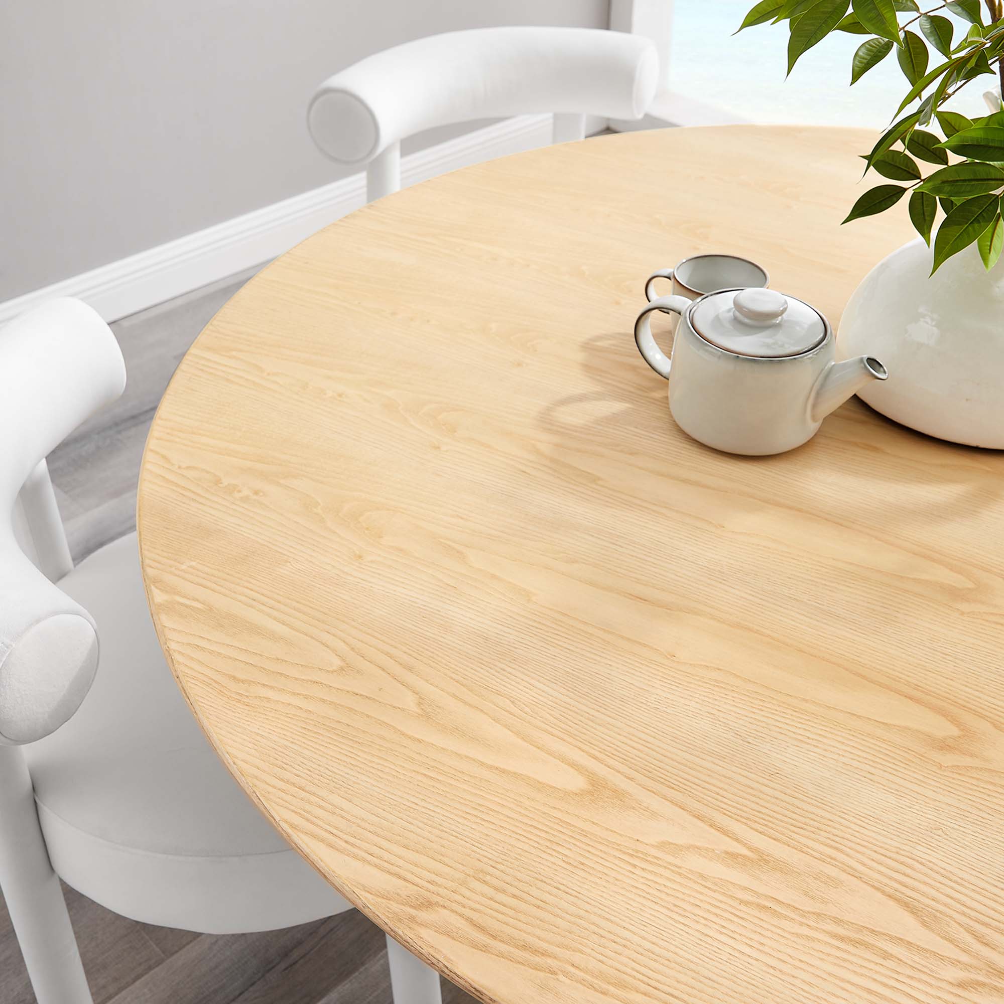 Lippa Round Wood Dining Table