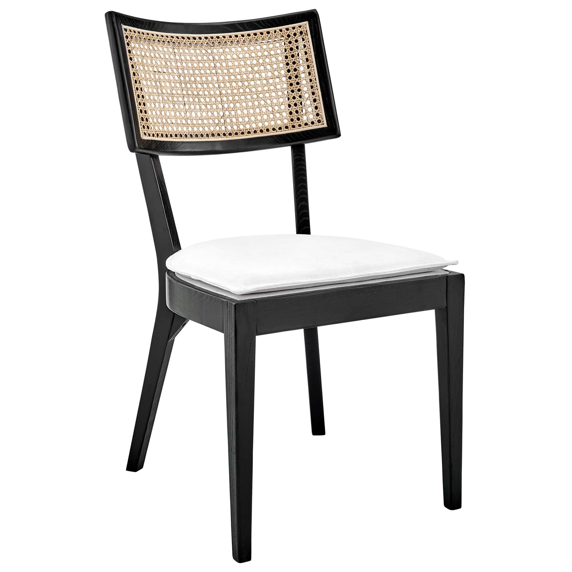 Caledonia Fabric Upholstered Wood Dining Chair