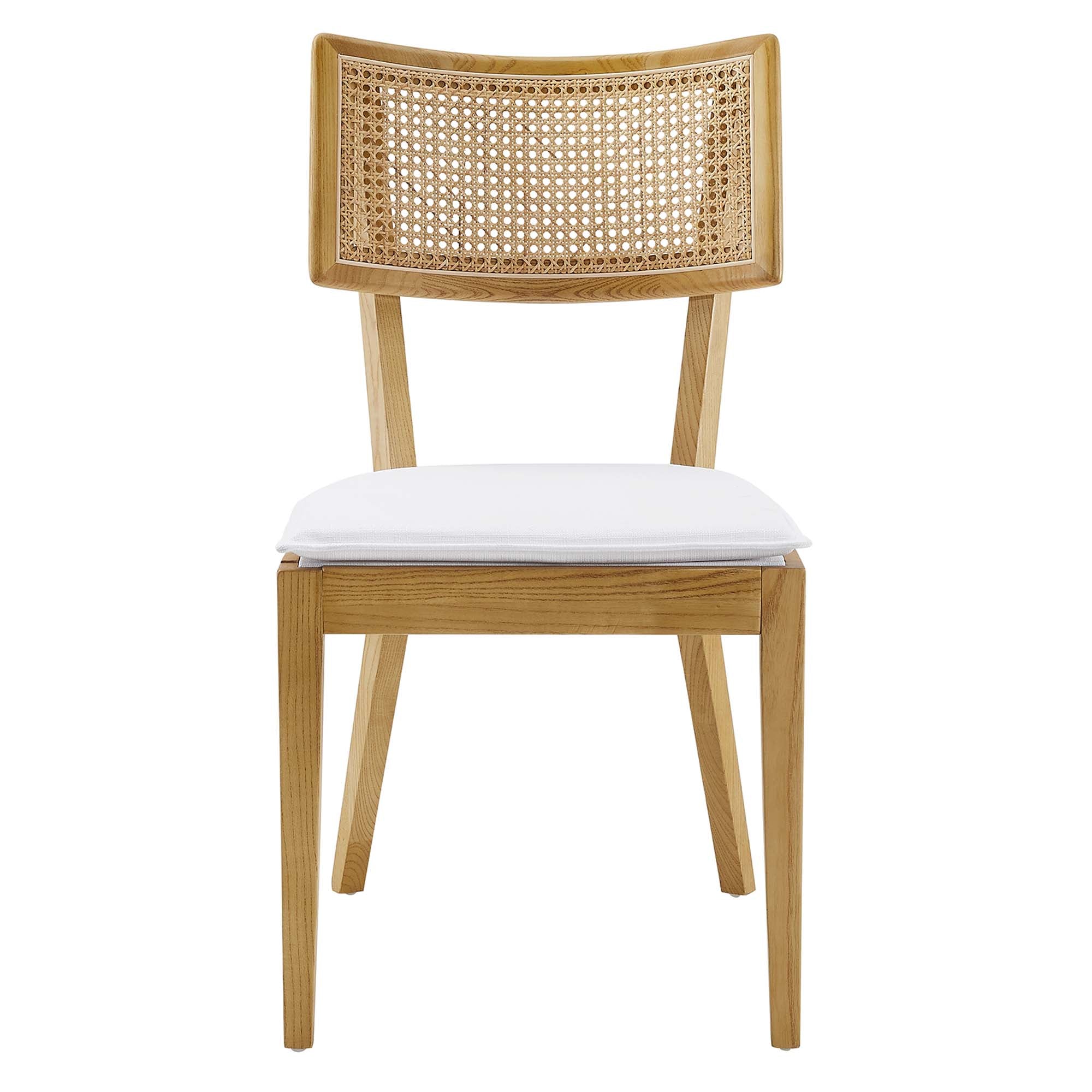 Caledonia Fabric Upholstered Wood Dining Chair