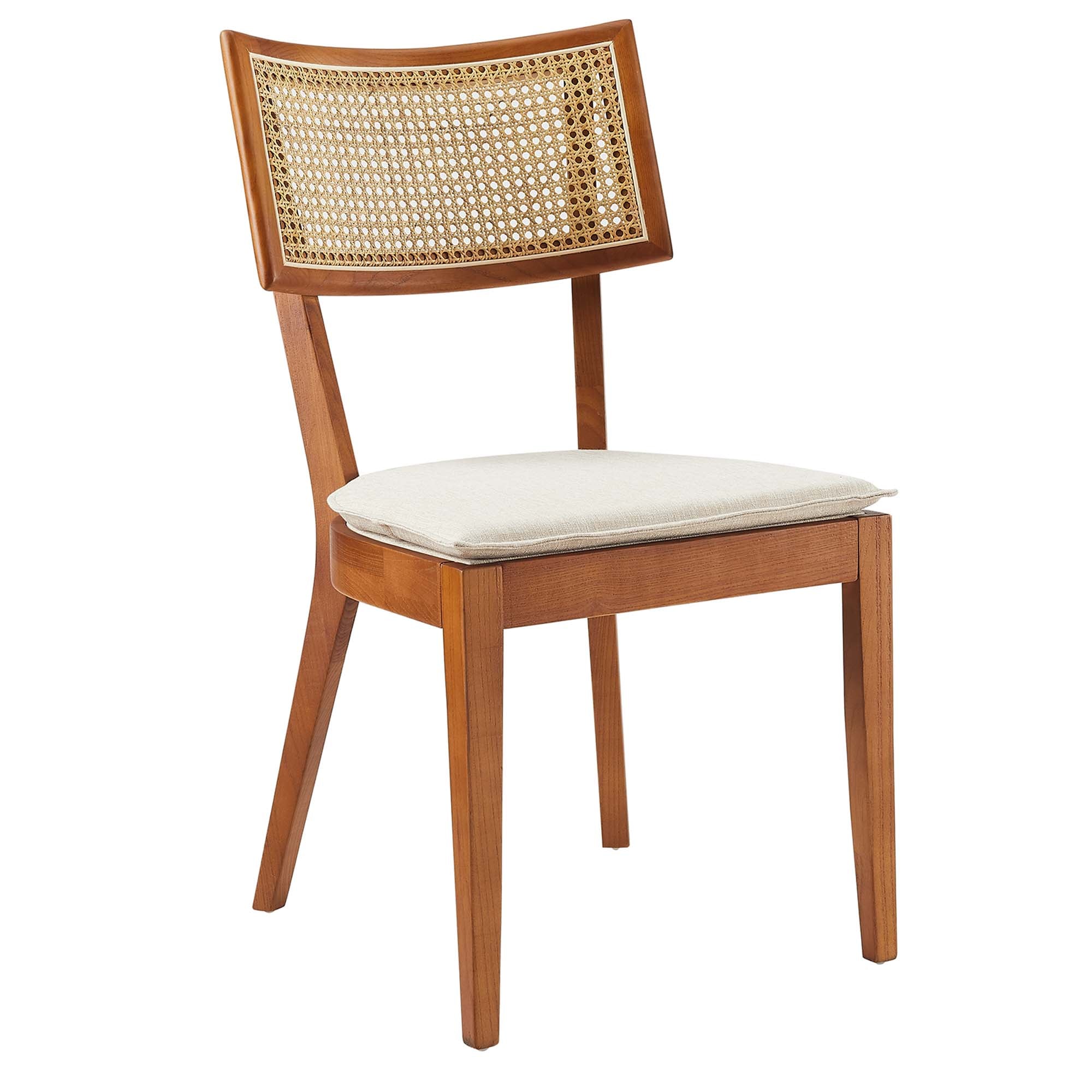 Caledonia Fabric Upholstered Wood Dining Chair