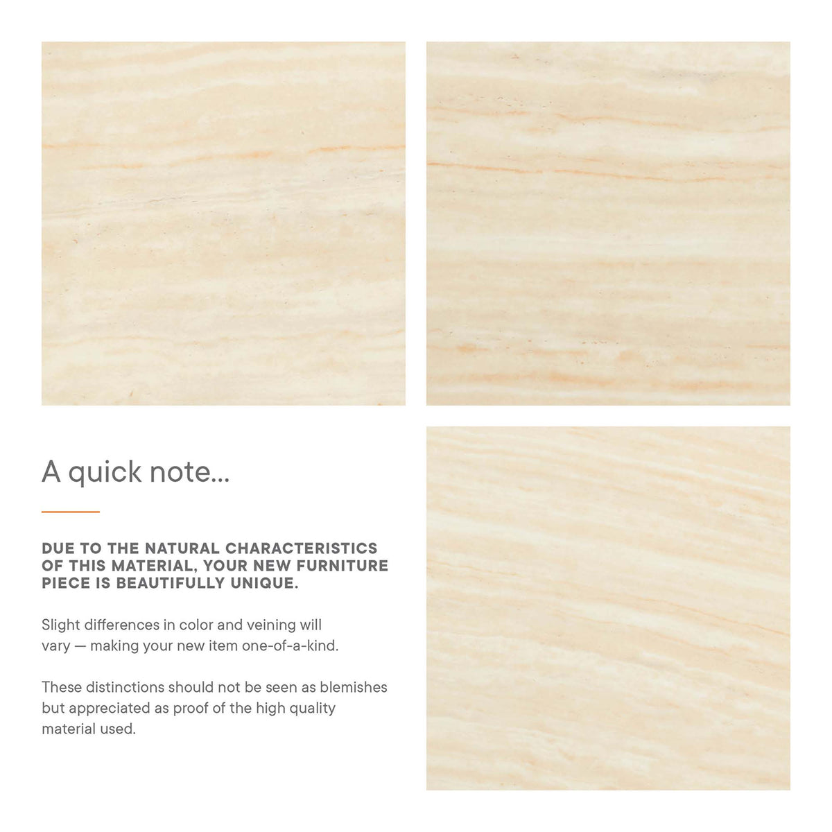 Lippa Round Faux Travertine Side Table