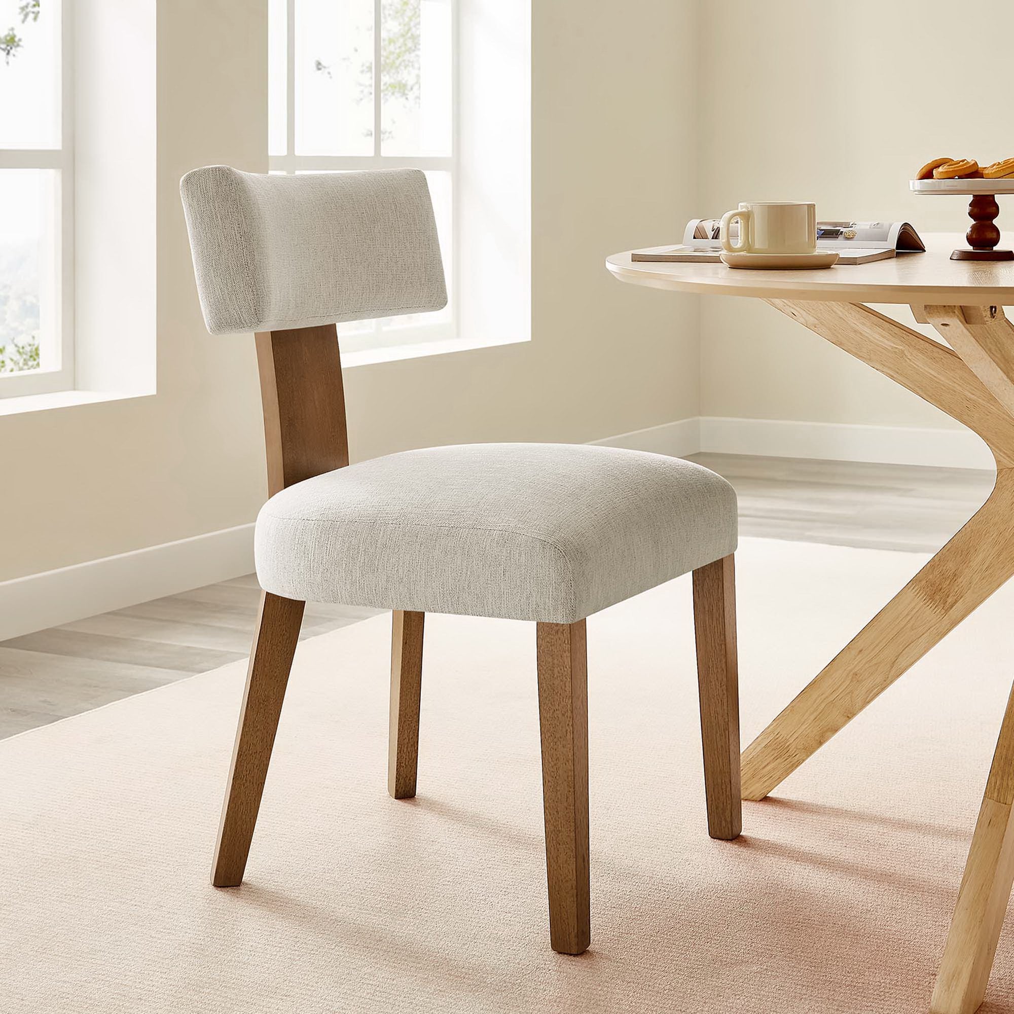 Nalani Fabric Upholstered Dining Chairs