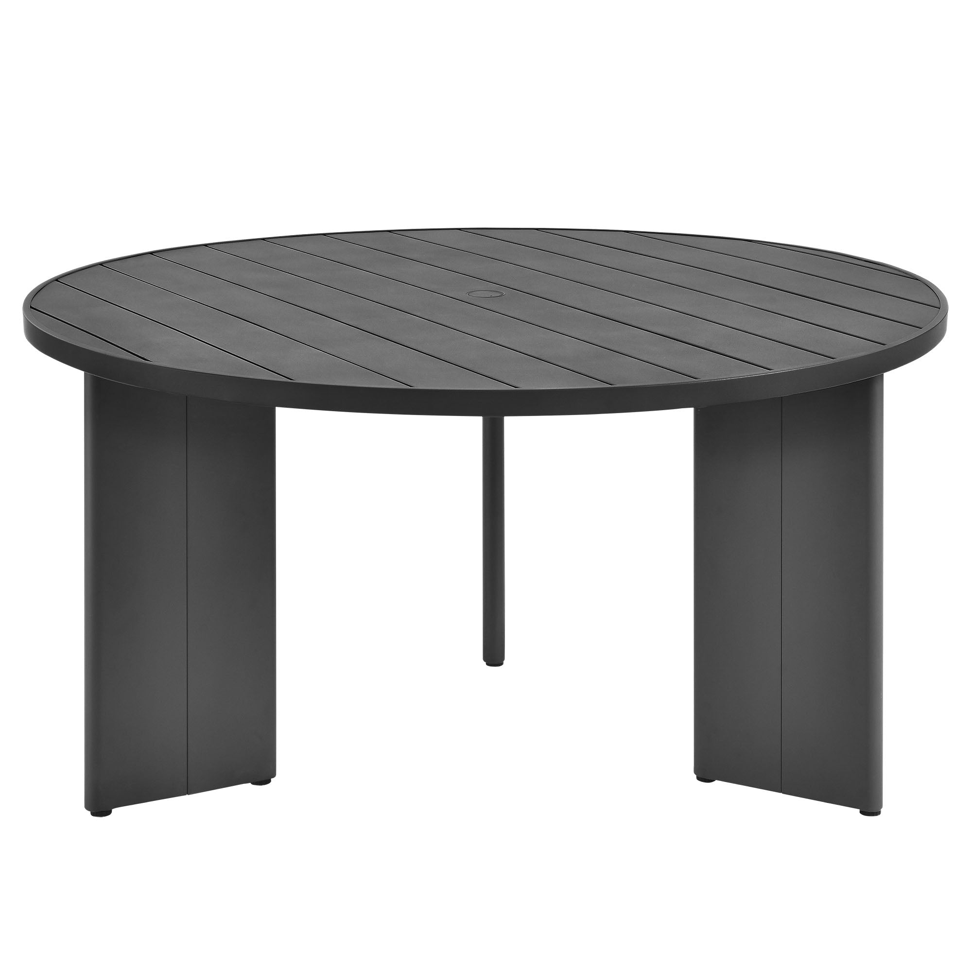 Tahoe Round Outdoor Patio Aluminum Dining Table