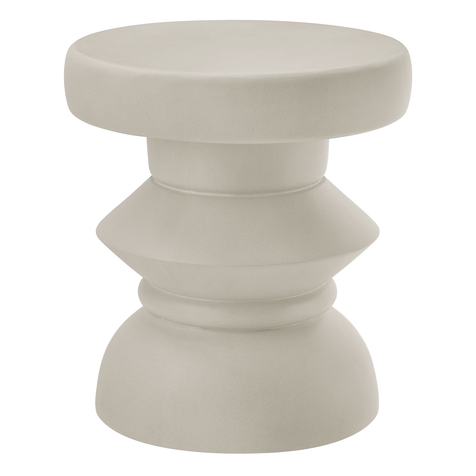 Terza Indoor - Outdoor Patio Concrete Side Table