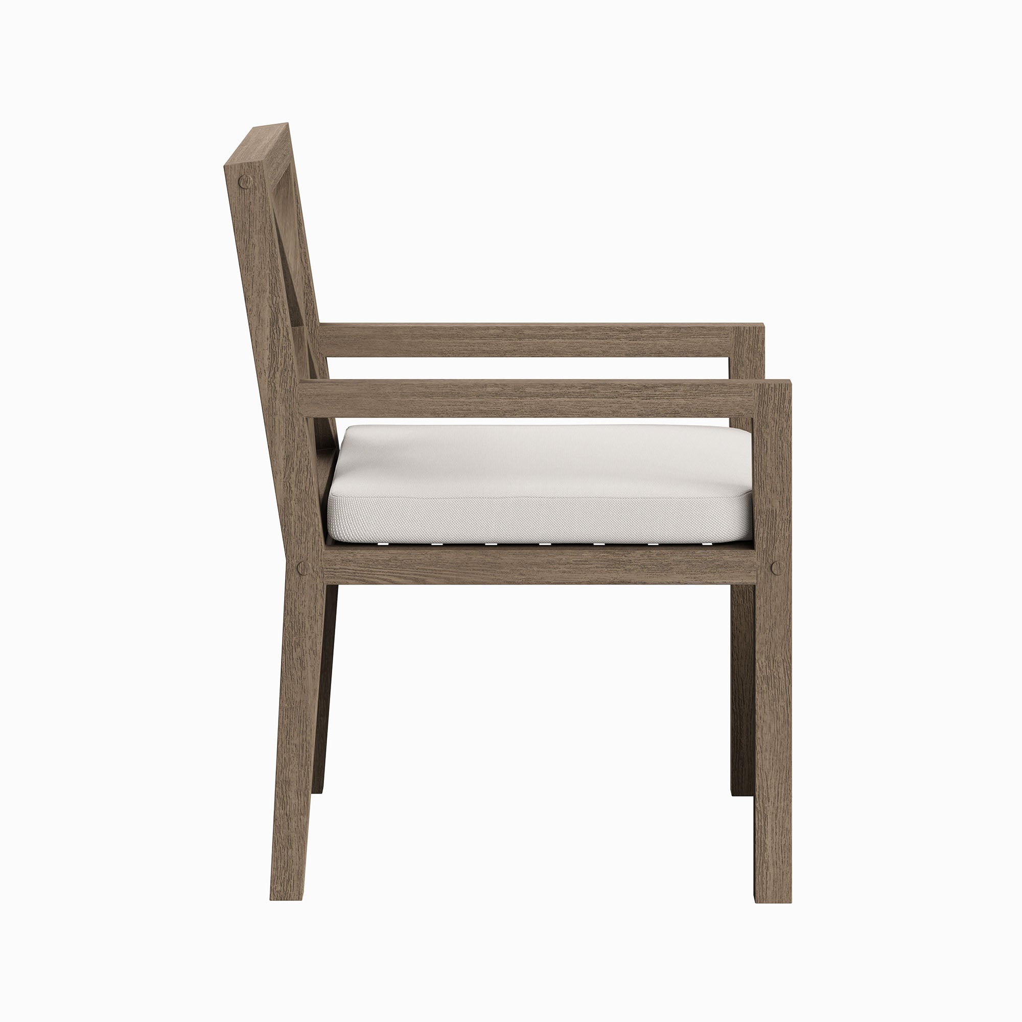 Northlake Outdoor Patio Teak Dining Armchair