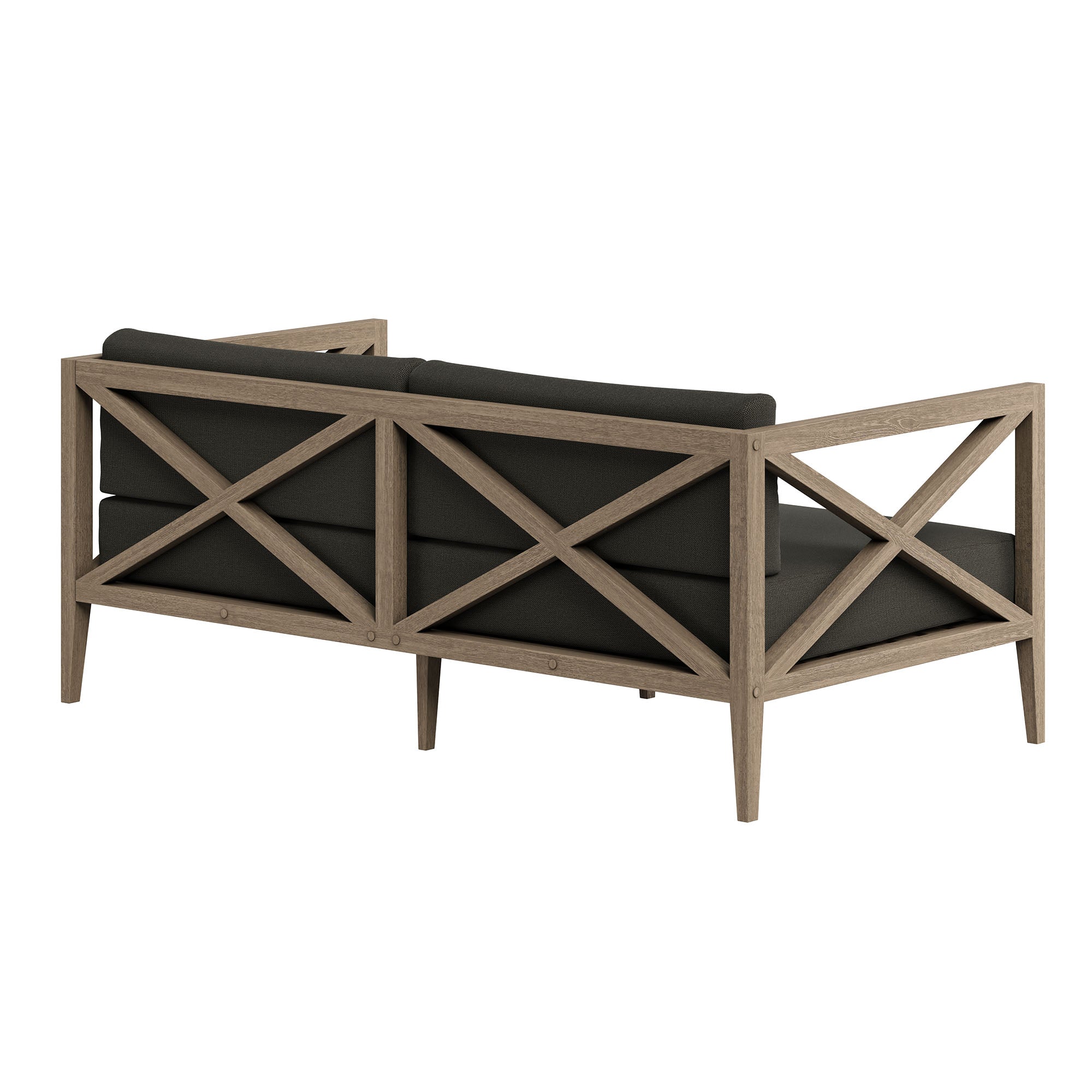 Northlake Outdoor Patio Teak Loveseat