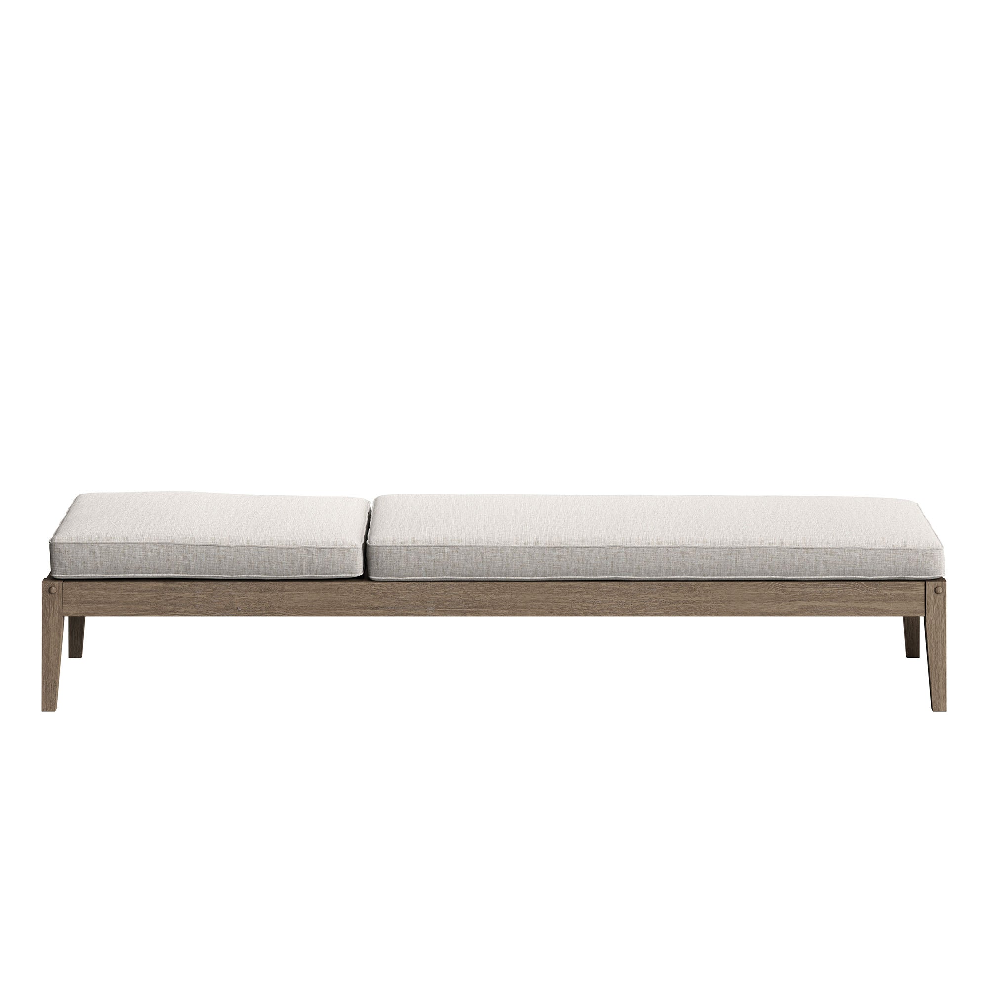 Northlake Outdoor Patio Teak Chaise Lounge