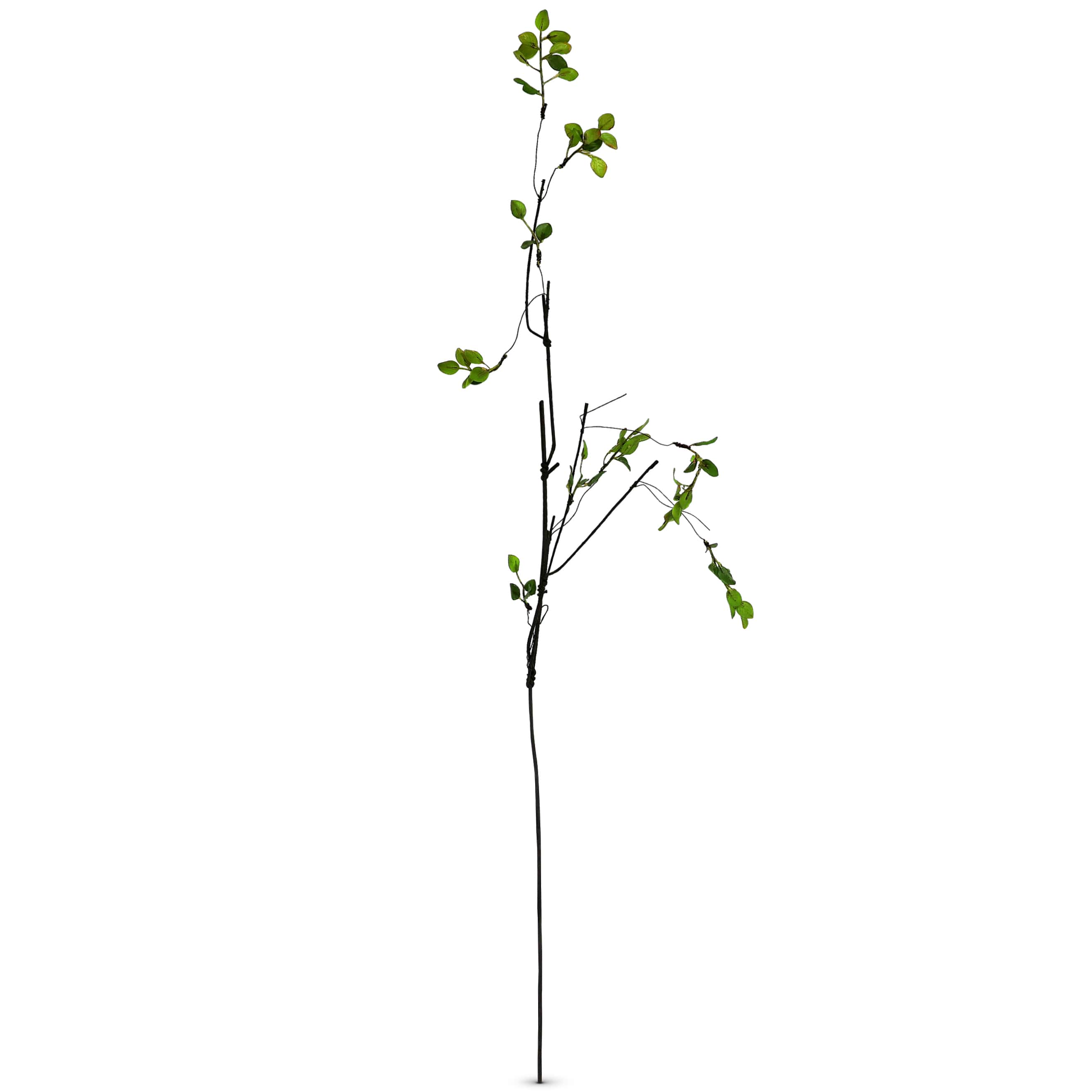 39" Faux Green Leaf Branches (Set of 3)