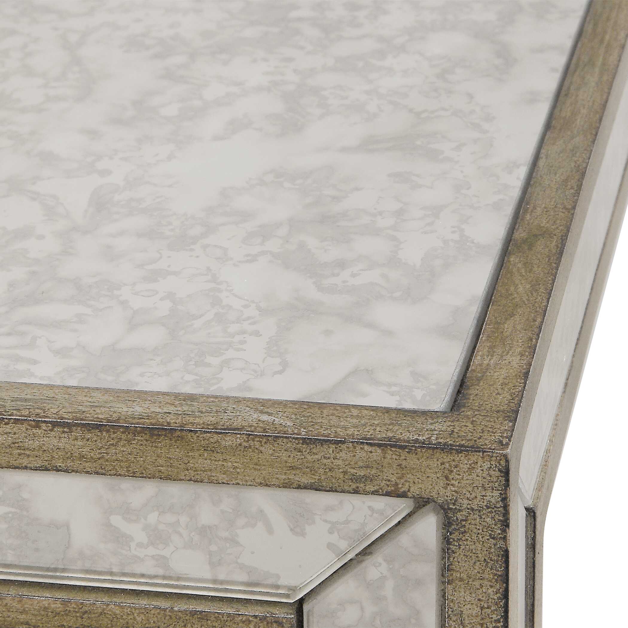 Julie Mirrored End Table