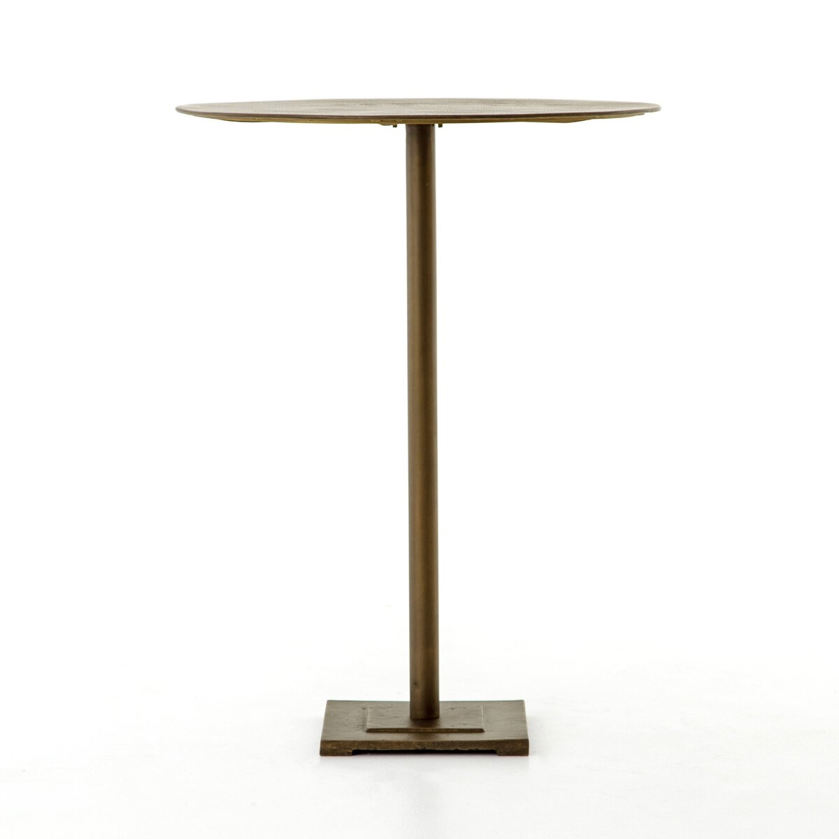 Fannin Table - Acid Etched Aged Brass