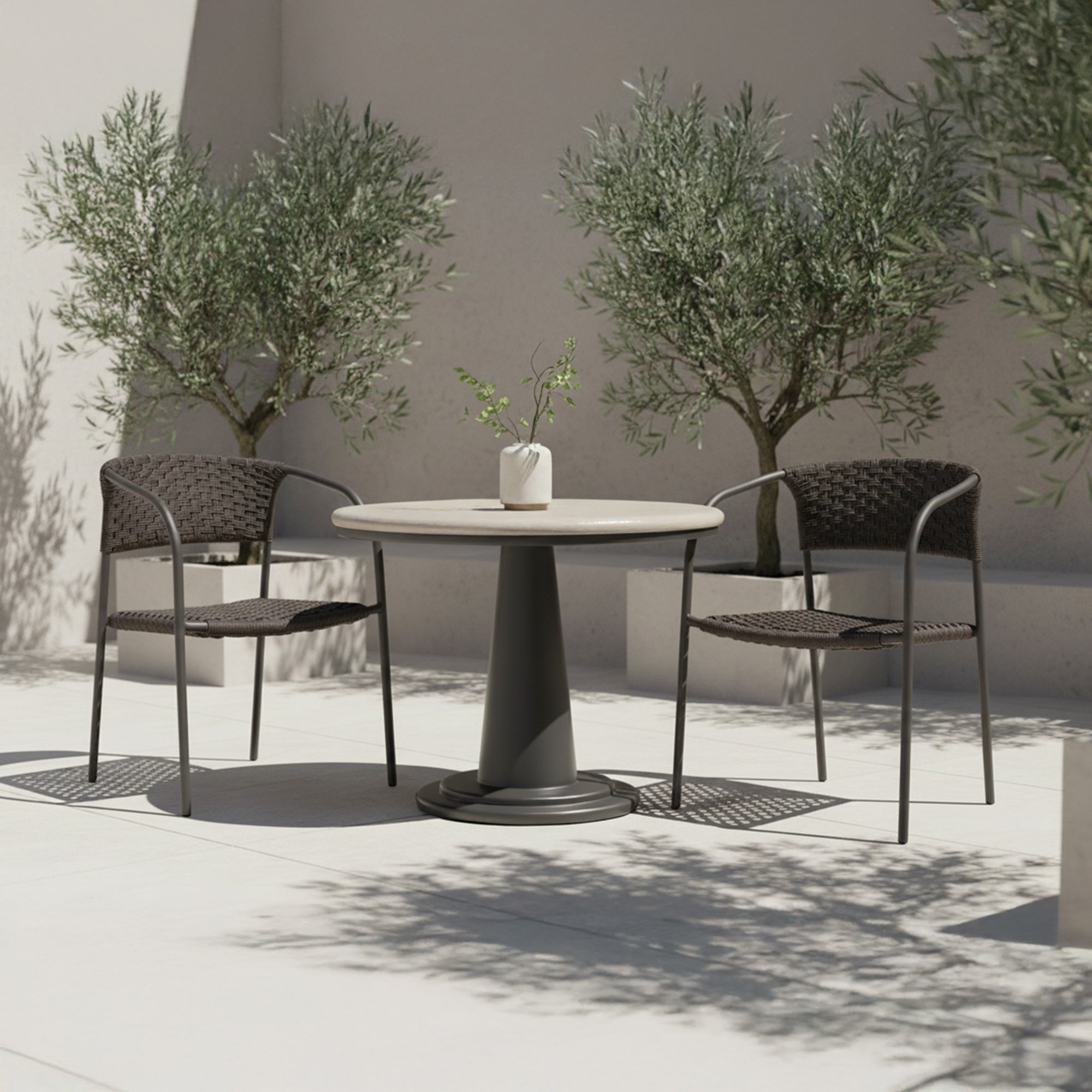 Zola Outdoor Dining Chair - Set Of Two