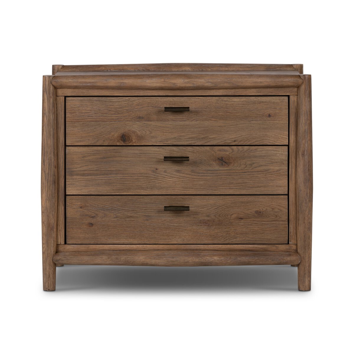 Glenview Nightstand - Weathered Oak Veneer