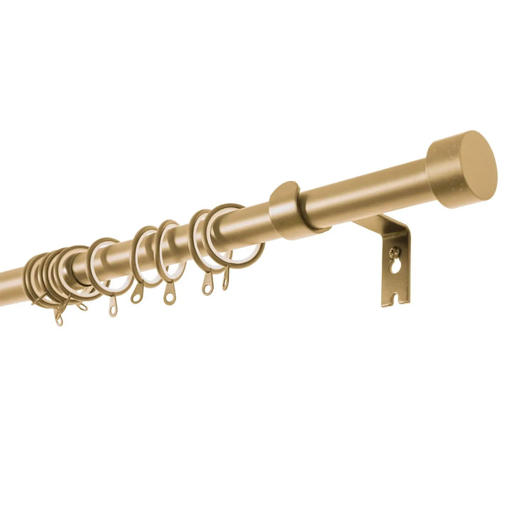 Adjustable Curtain Rod with Rings