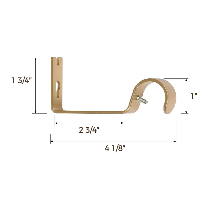 Adjustable Curtain Rod with Rings