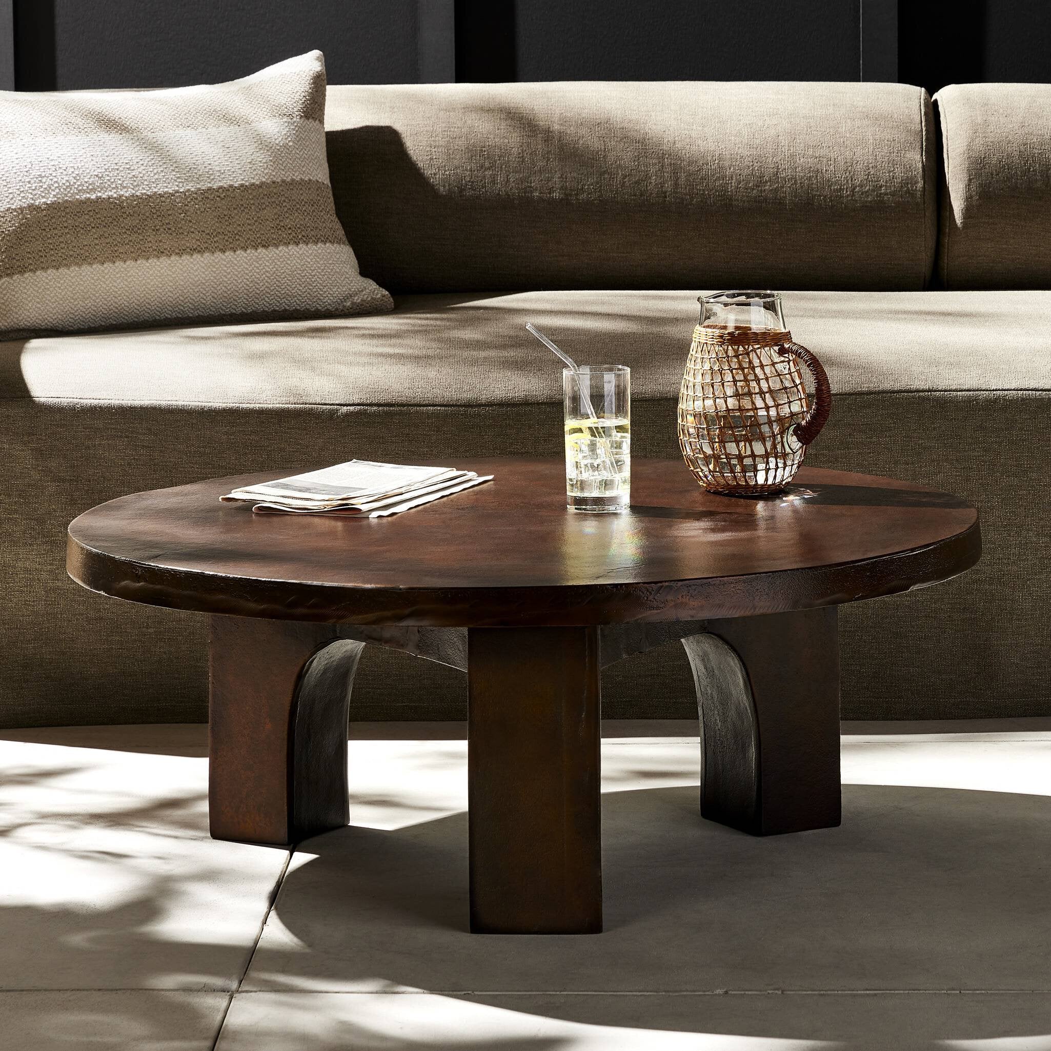 Cruz Coffee Table - Antique Rust