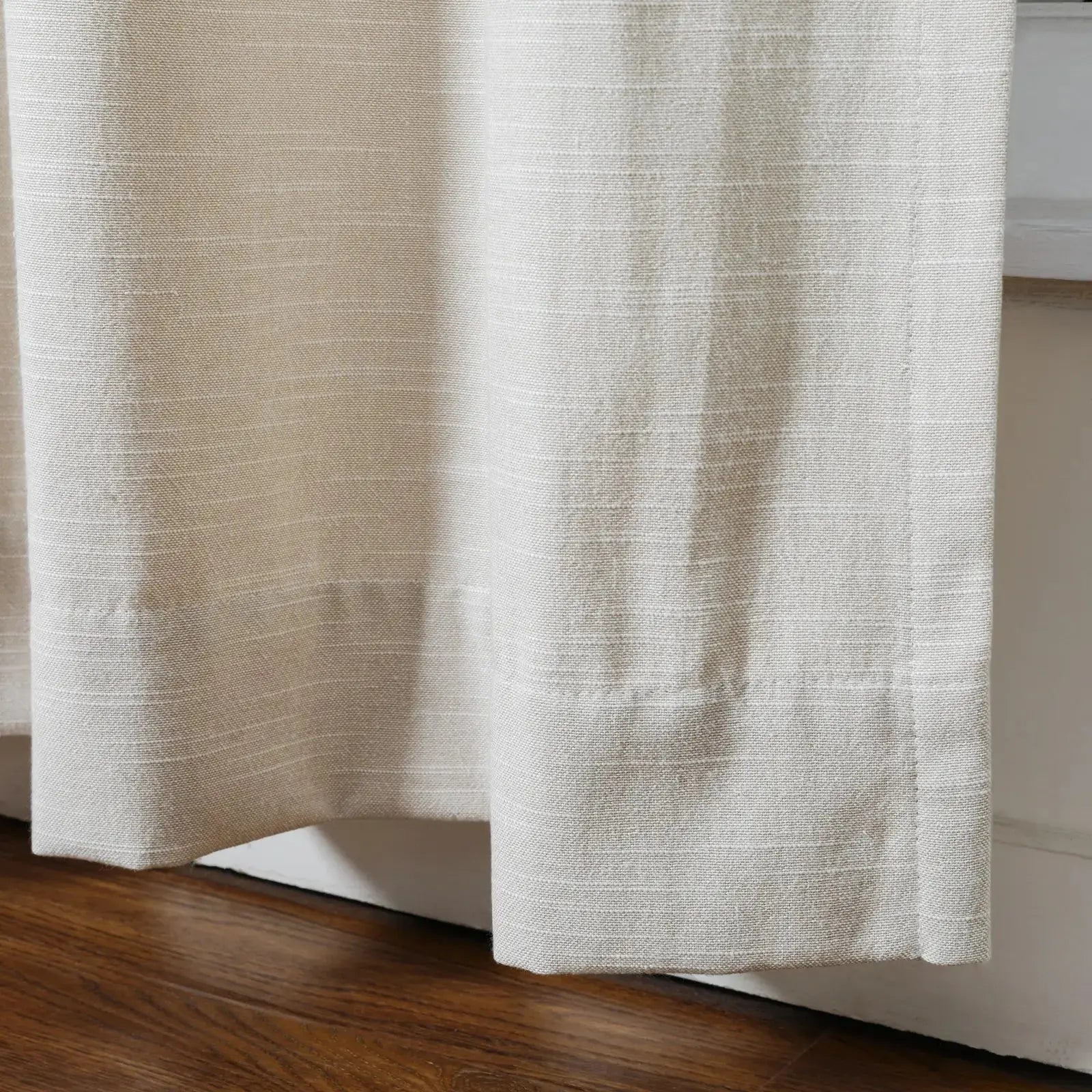 Jawara Linen Pinch Pleat Light Filtering Drapery with Unlined TWOPAGES