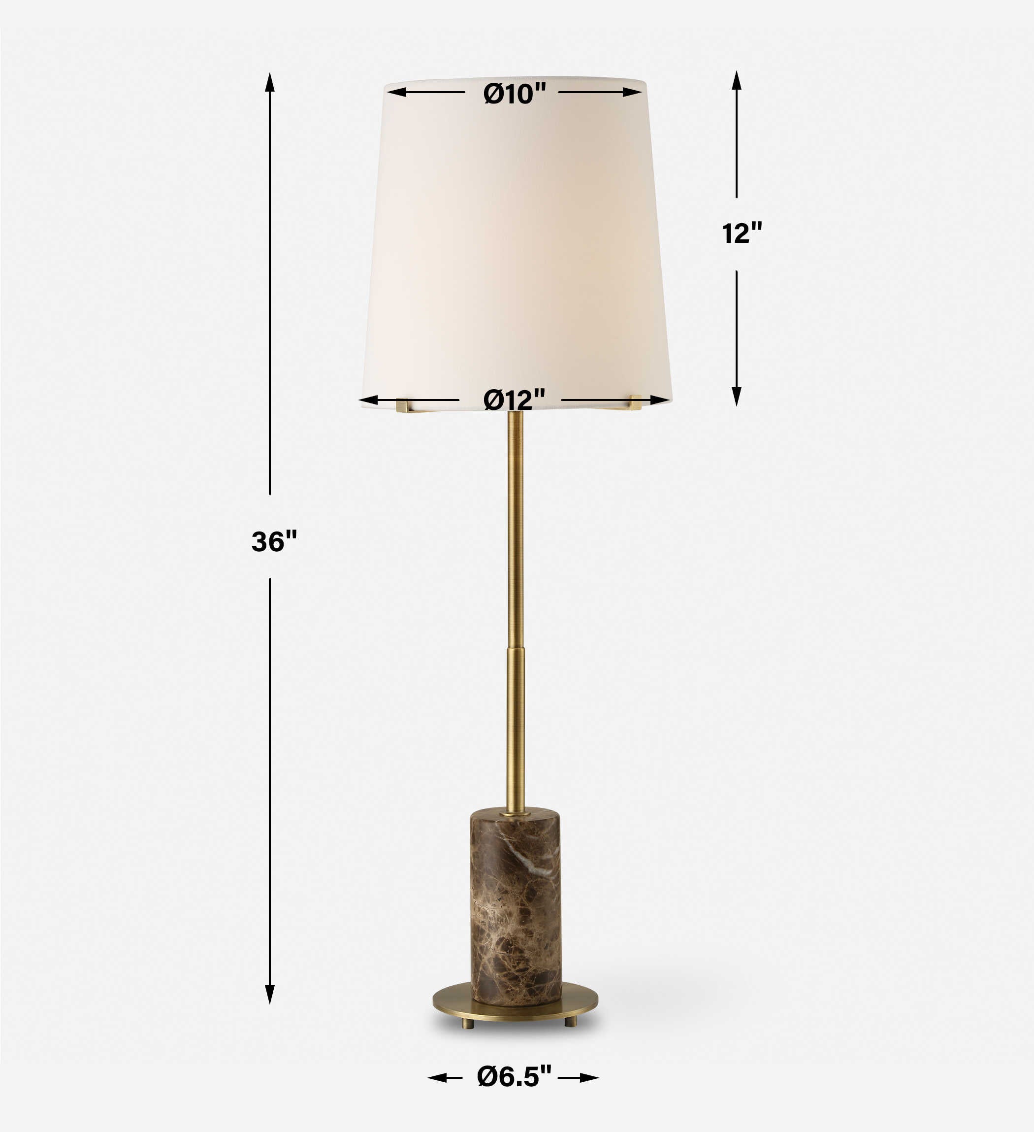 Sepia Buffet Lamp