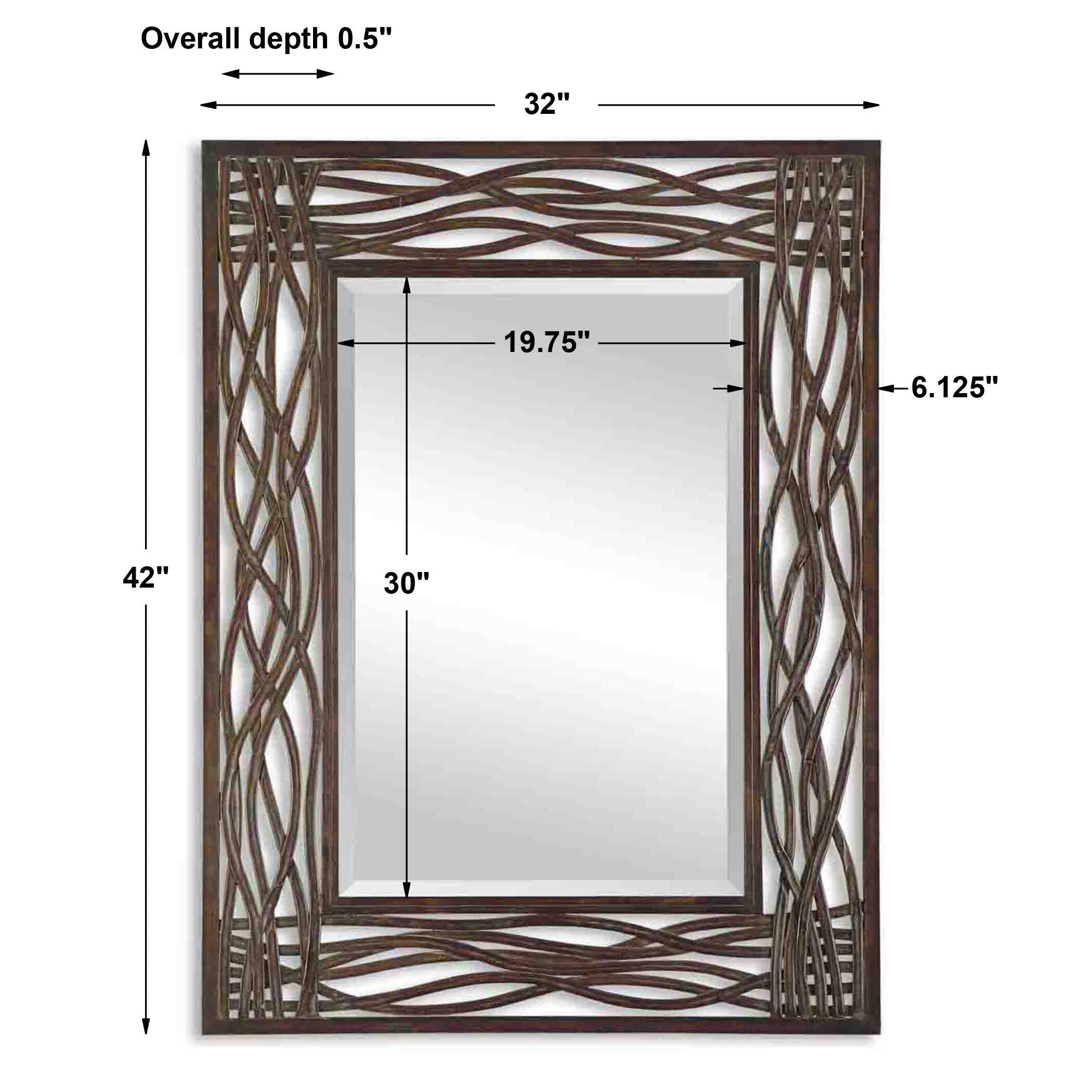 Dorigrass Metal Mirror