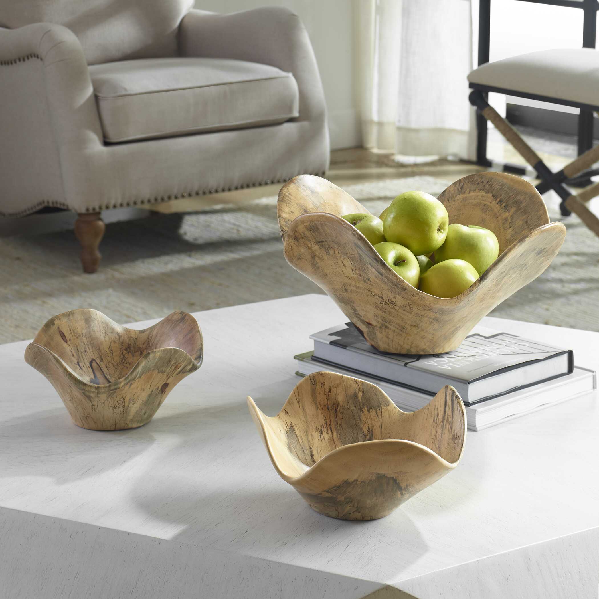 Tamarine Wood Wall Art Set/3
