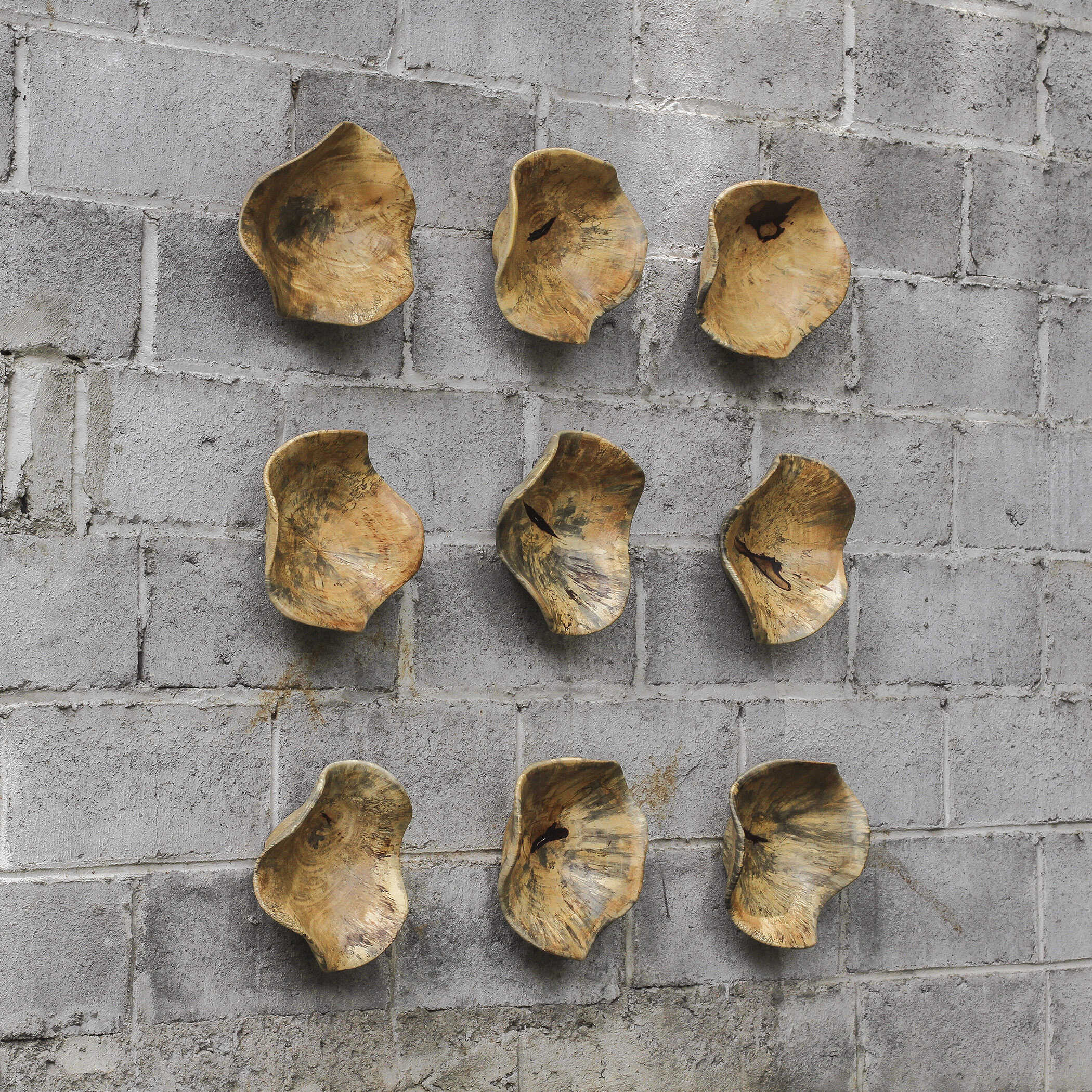 Tamarine Wood Wall Art Set/3