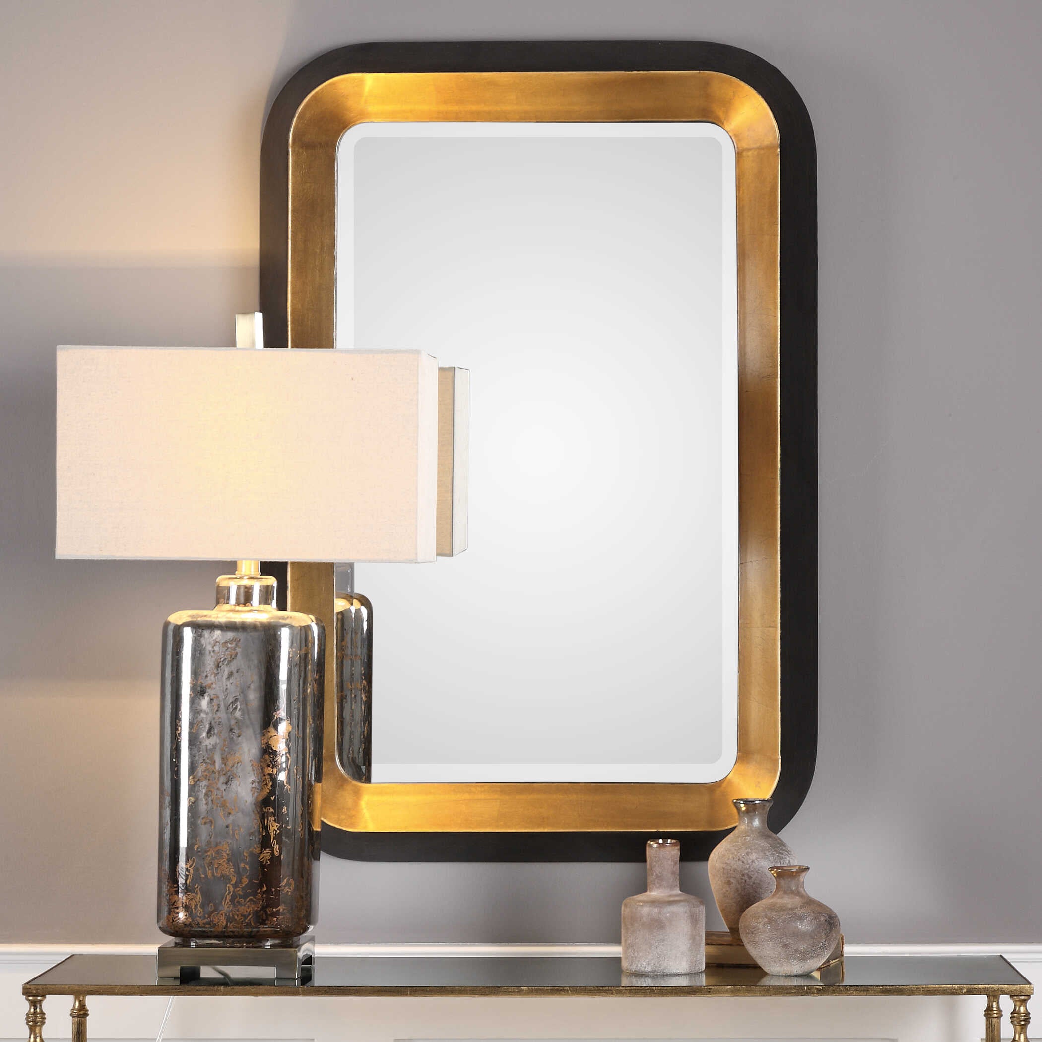Niva Metallic Wall Mirror