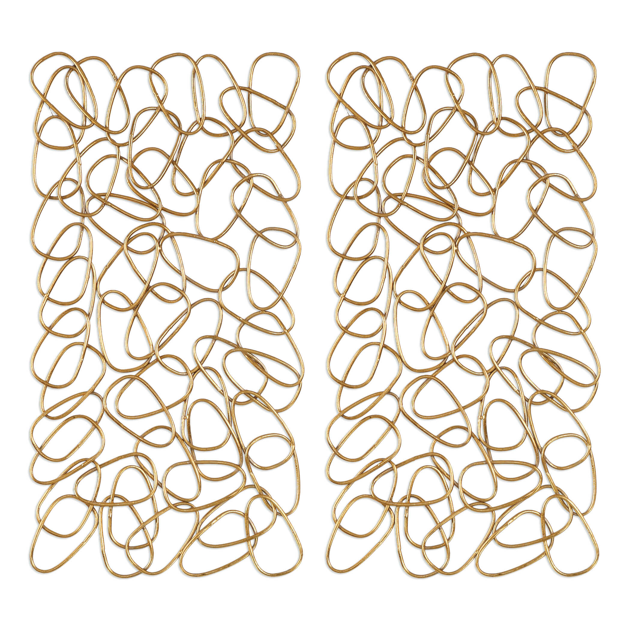 In The Loop Gold Wall Art Set/2