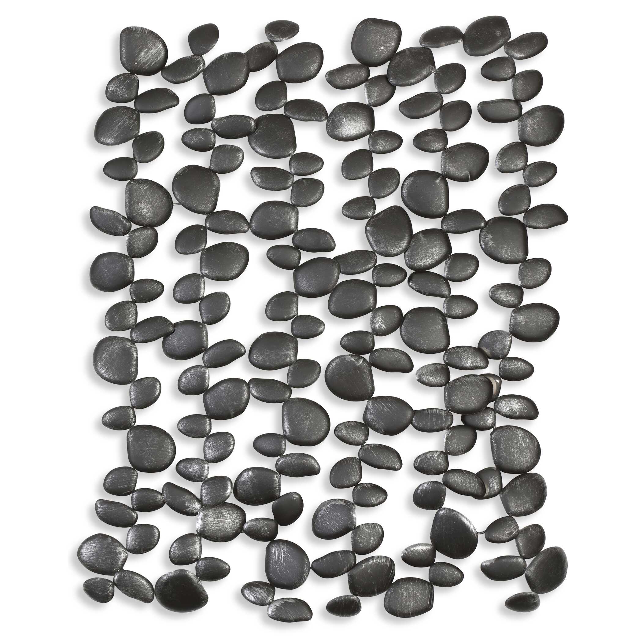 Skipping Stones Forged Iron Wall Art
