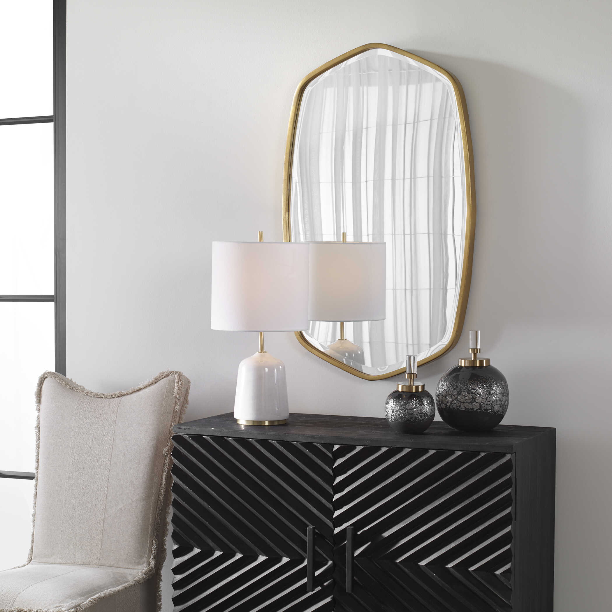 Duronia Antiqued Mirror