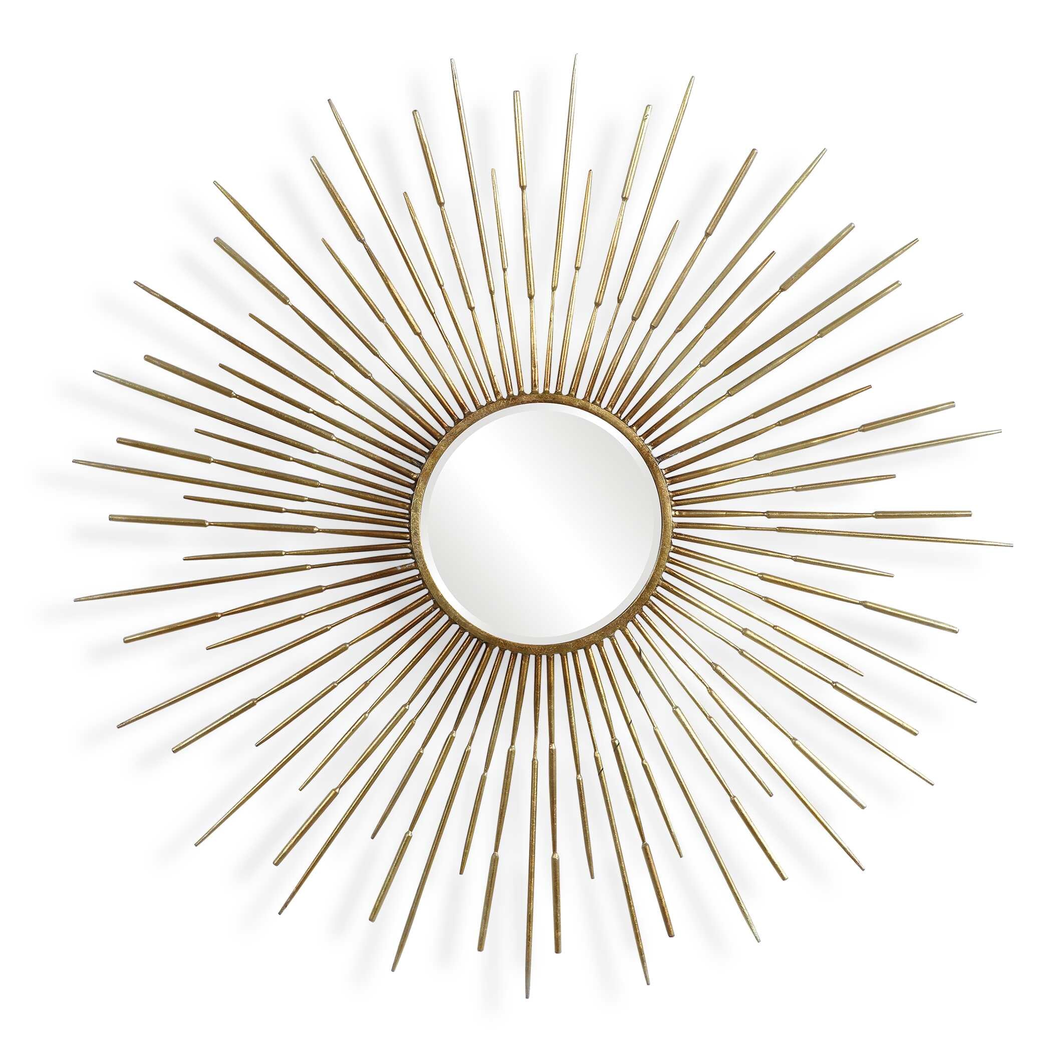 Golden Rays Starburst Mirror