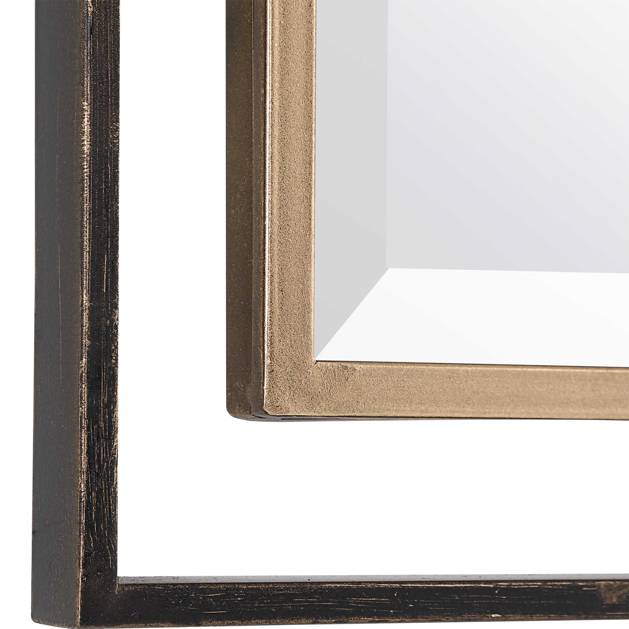 Carrizo Gold & Rectangle Mirror